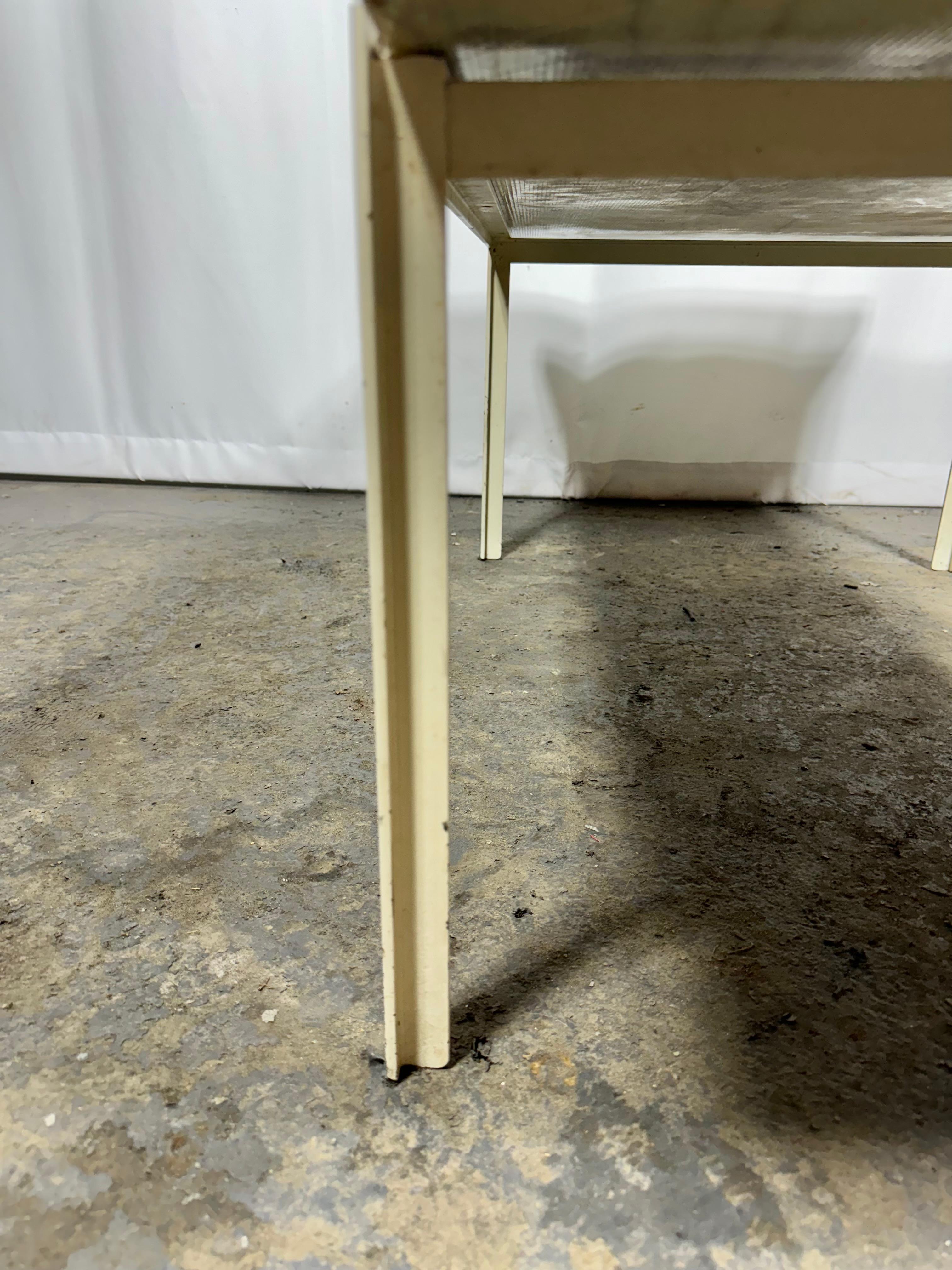 Américain Table à café/ Cocktail Florence Knoll à plateau en marbre T-Angle en vente