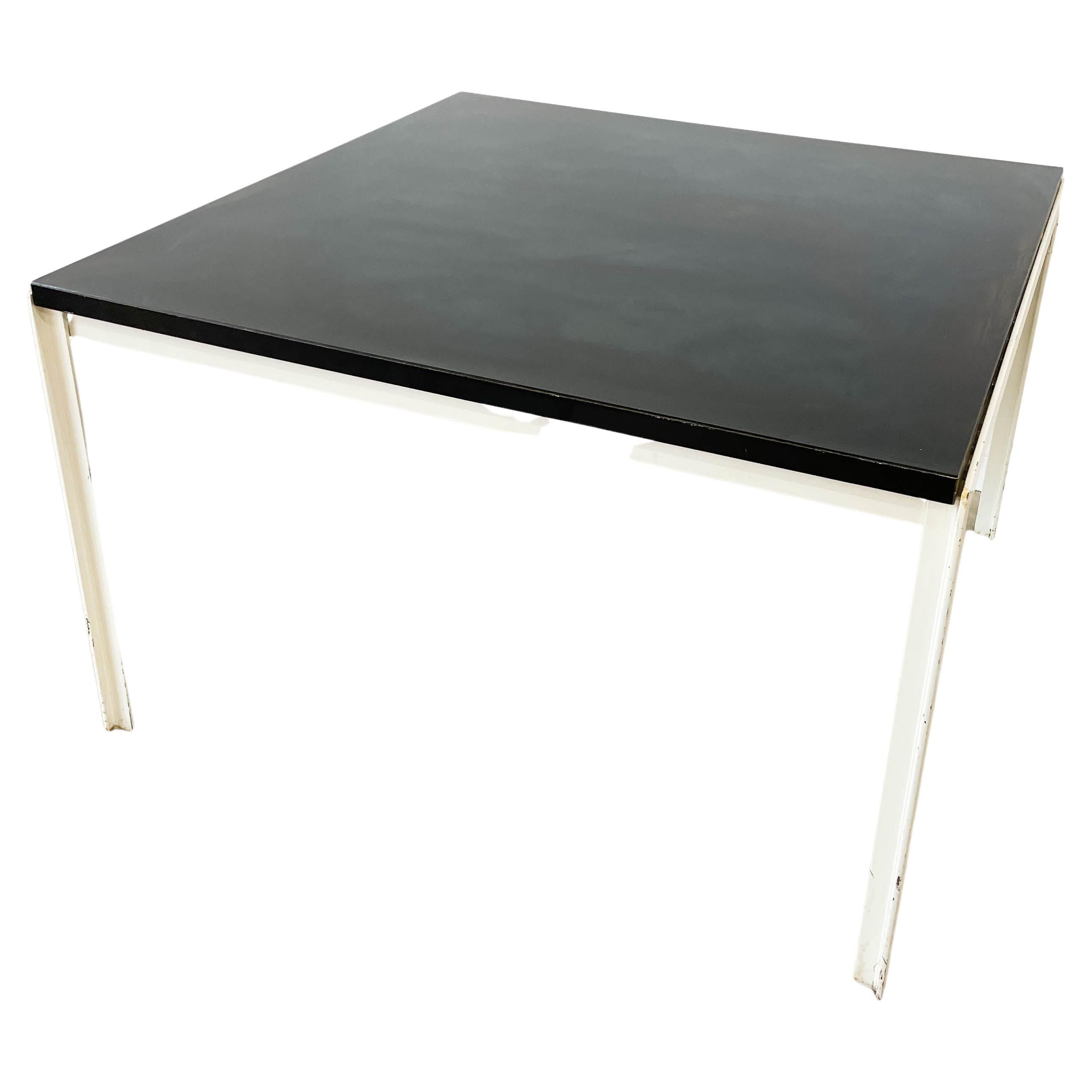 Florence Knoll T-Bar Coffee Table, 'Black Top'