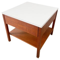 Florence Knoll Teak Nightstand / Side Table for Knoll Associates