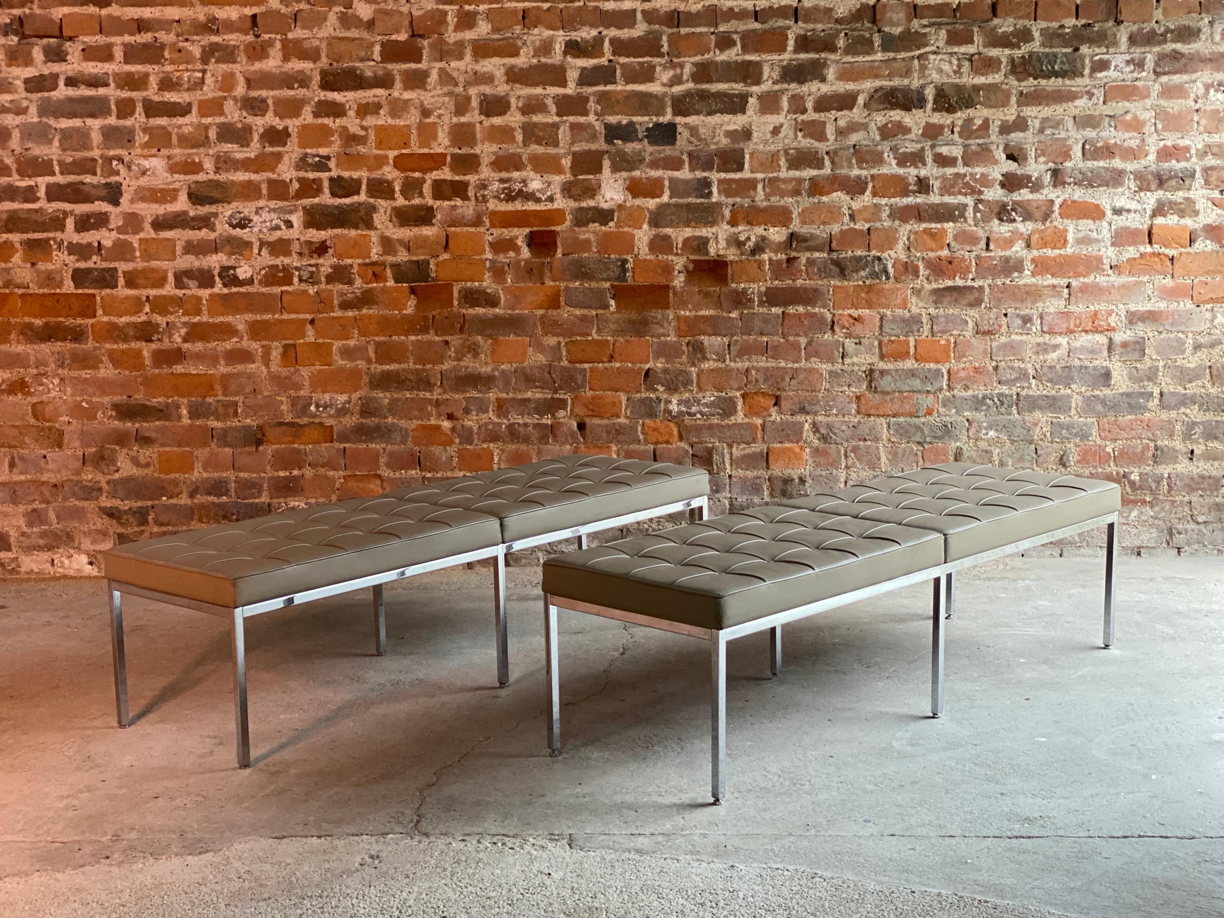 knoll three seater bench