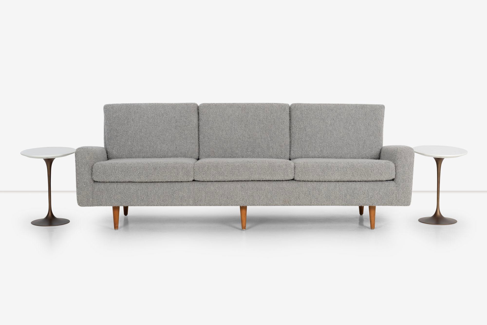Mid-Century Modern Florence Knoll Three-Seat Sofa For Sale