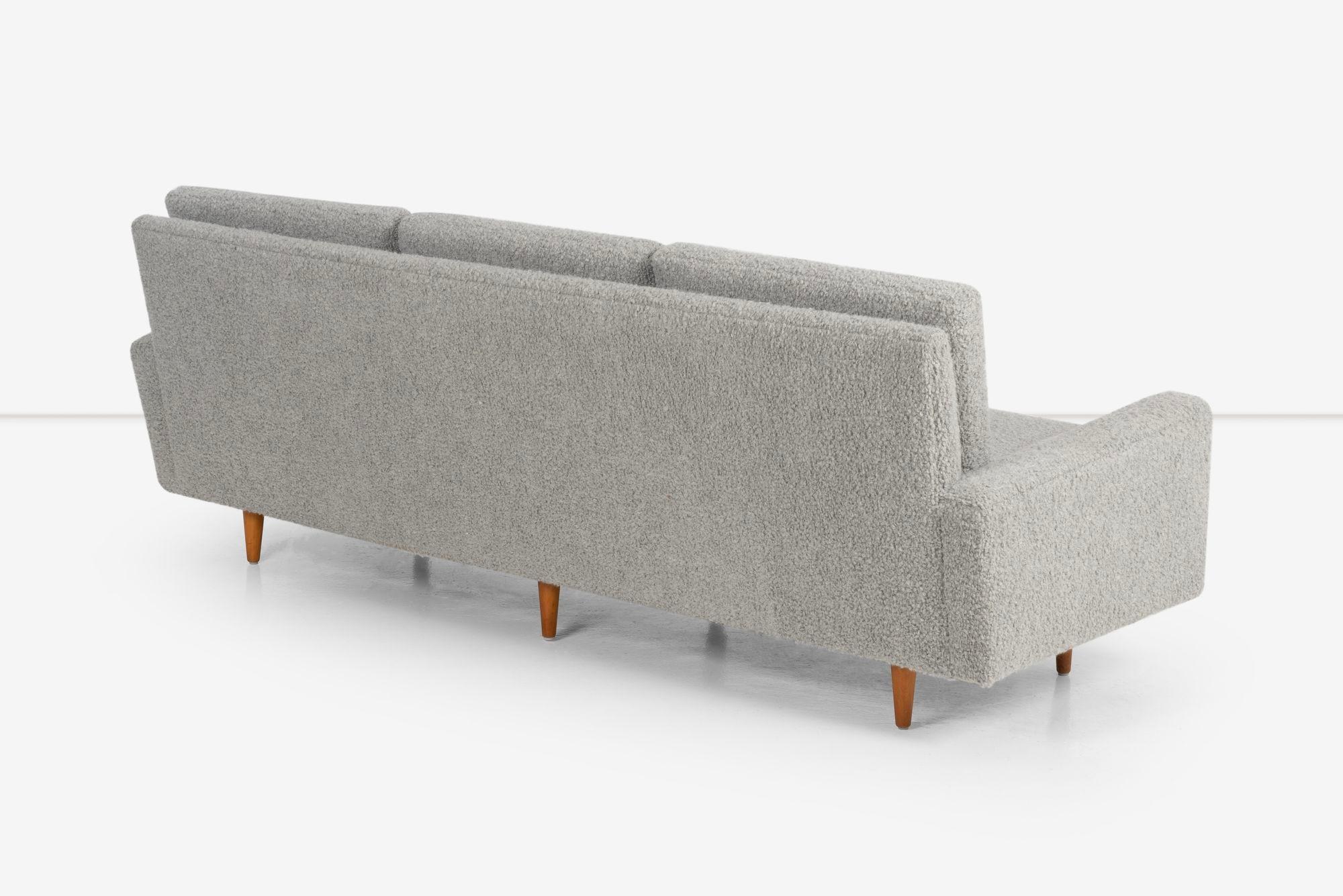 Mid-20th Century Florence Knoll Three-Seat Sofa For Sale