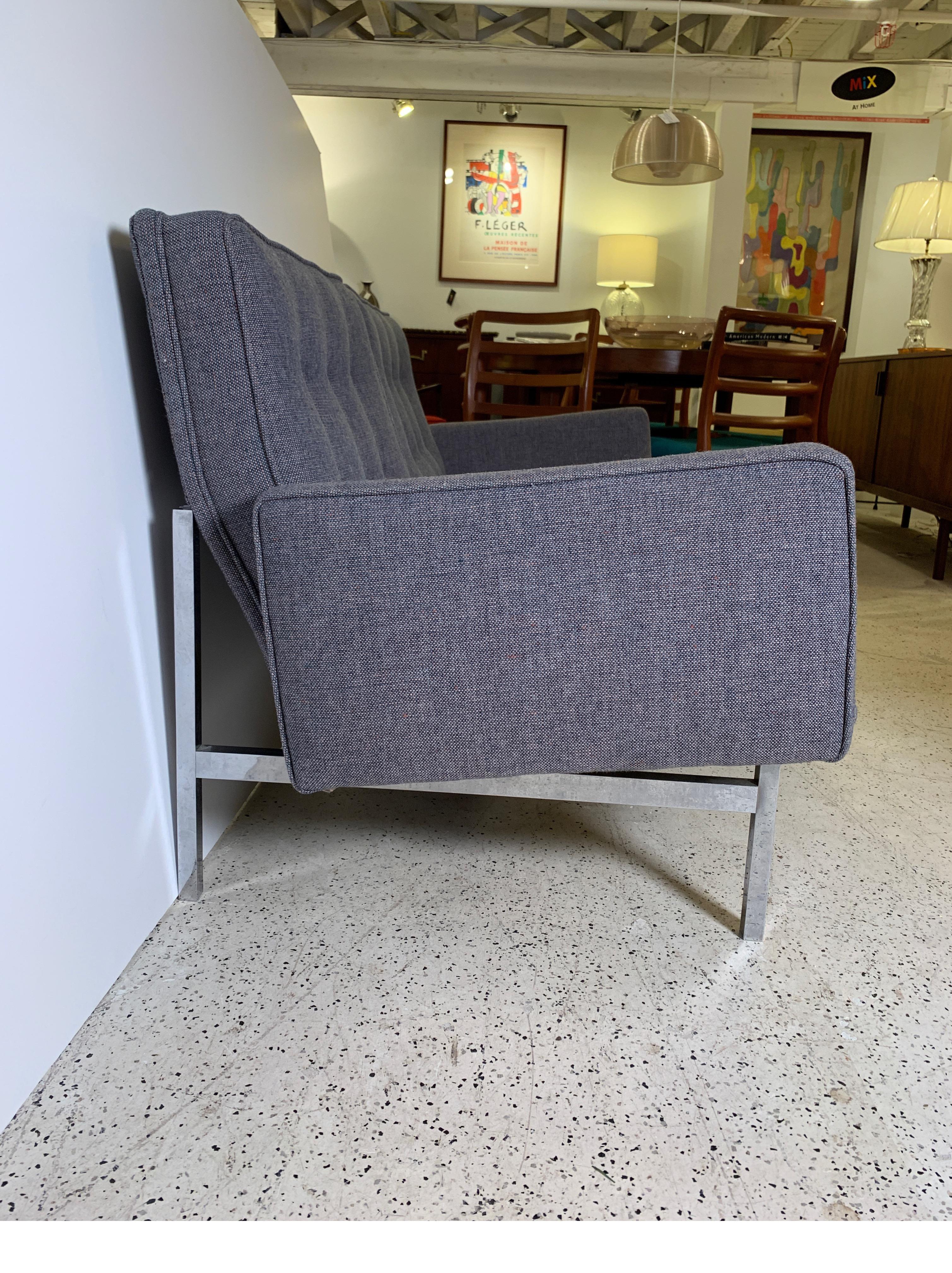 Upholstery Florence Knoll Two-Seat Sofa with Arms