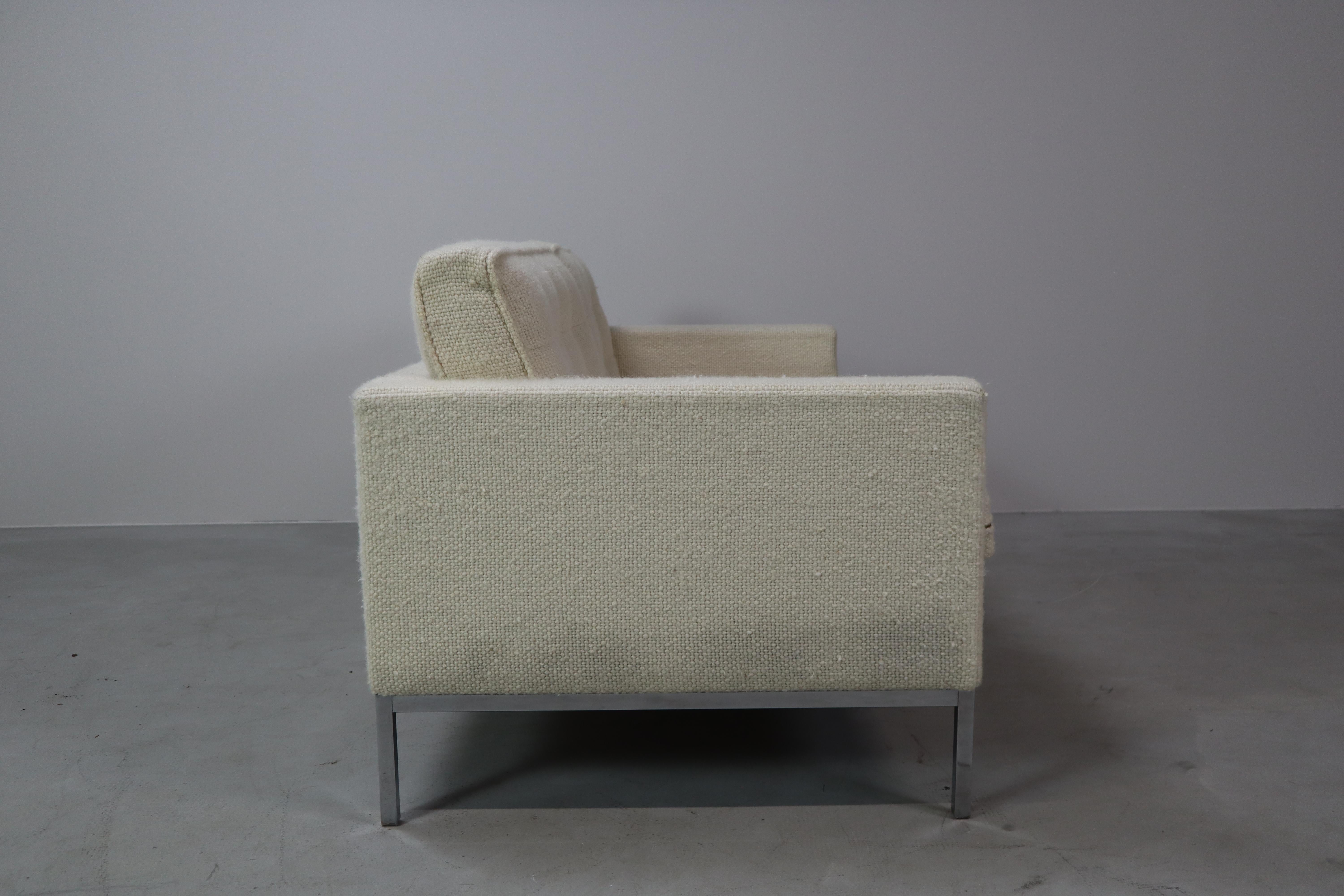 Florence Knoll für Knoll International: Zweisitzer-Sofa mit zwei Sitzern, 1954 7