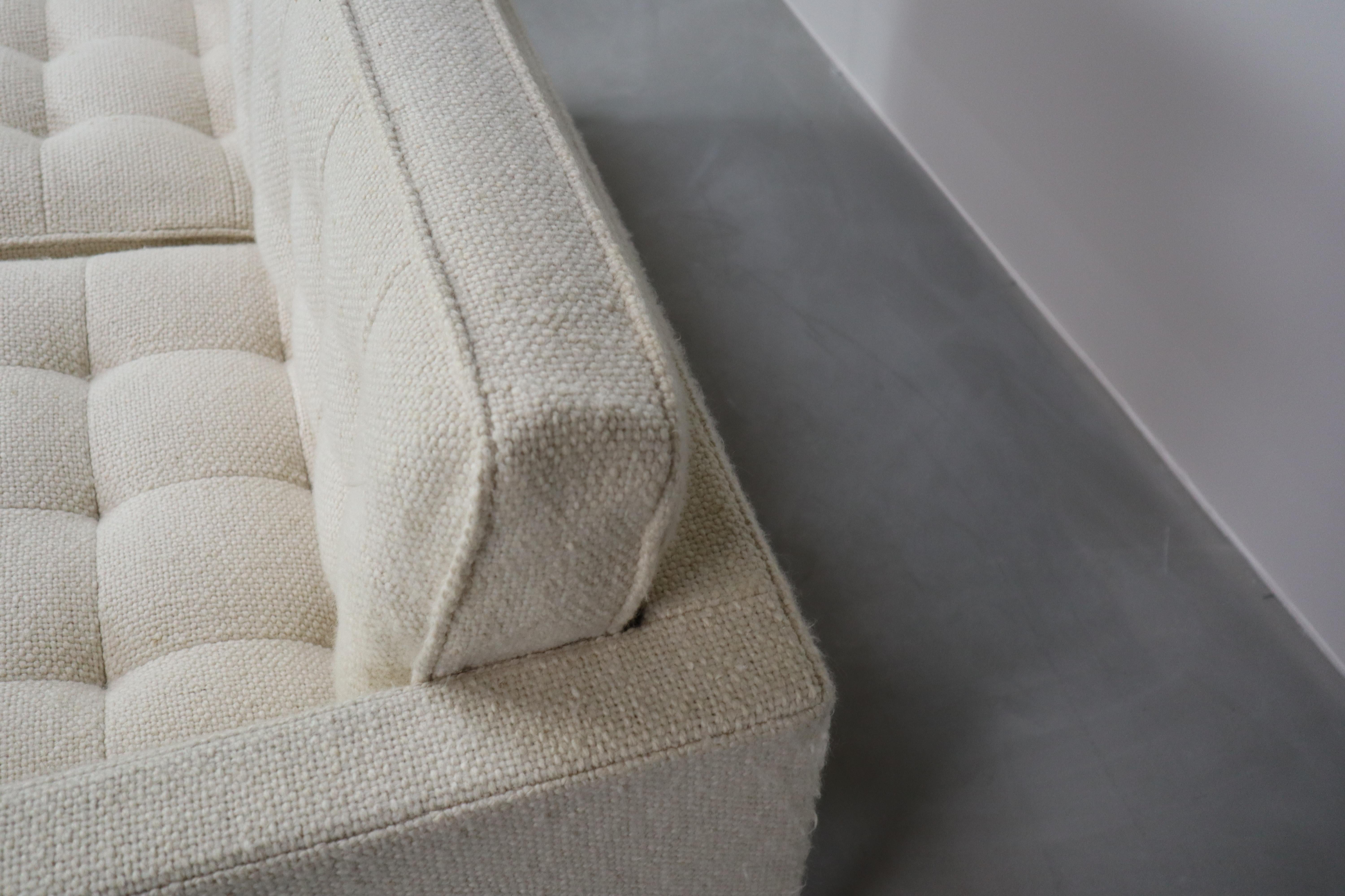 Florence Knoll für Knoll International: Zweisitzer-Sofa mit zwei Sitzern, 1954 9
