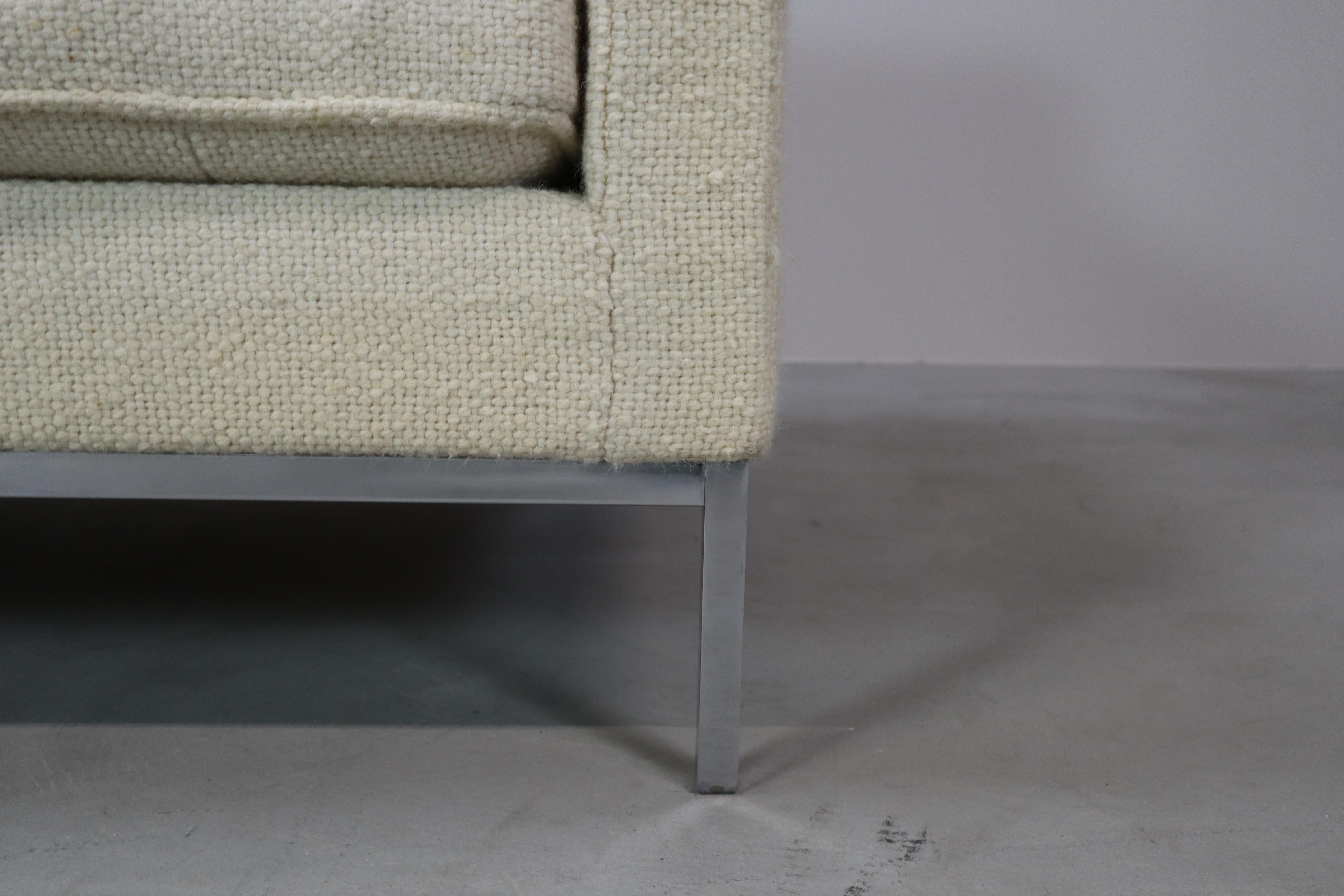 Florence Knoll für Knoll International: Zweisitzer-Sofa mit zwei Sitzern, 1954 1