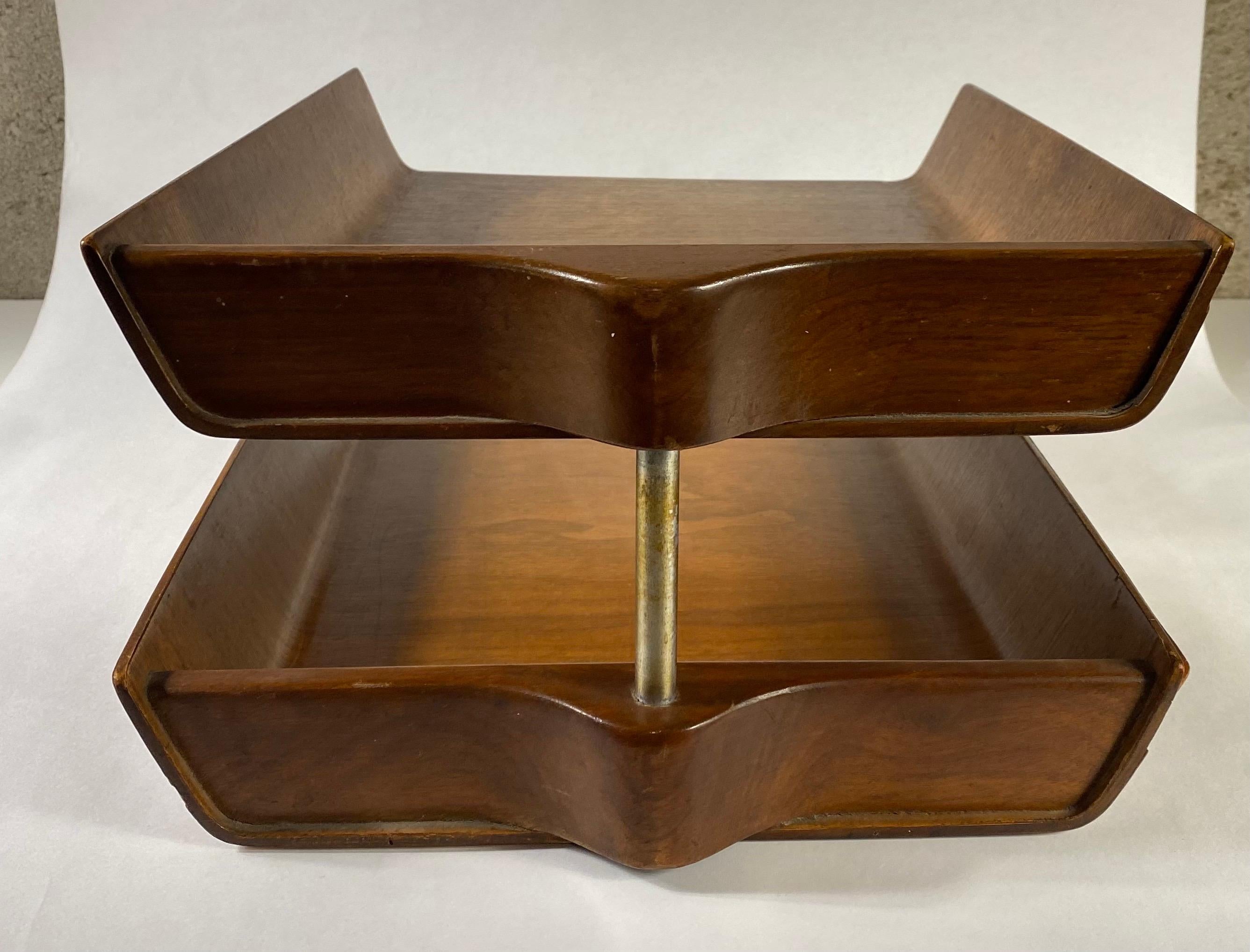 American Florence Knoll Two-Tier Filing Tray