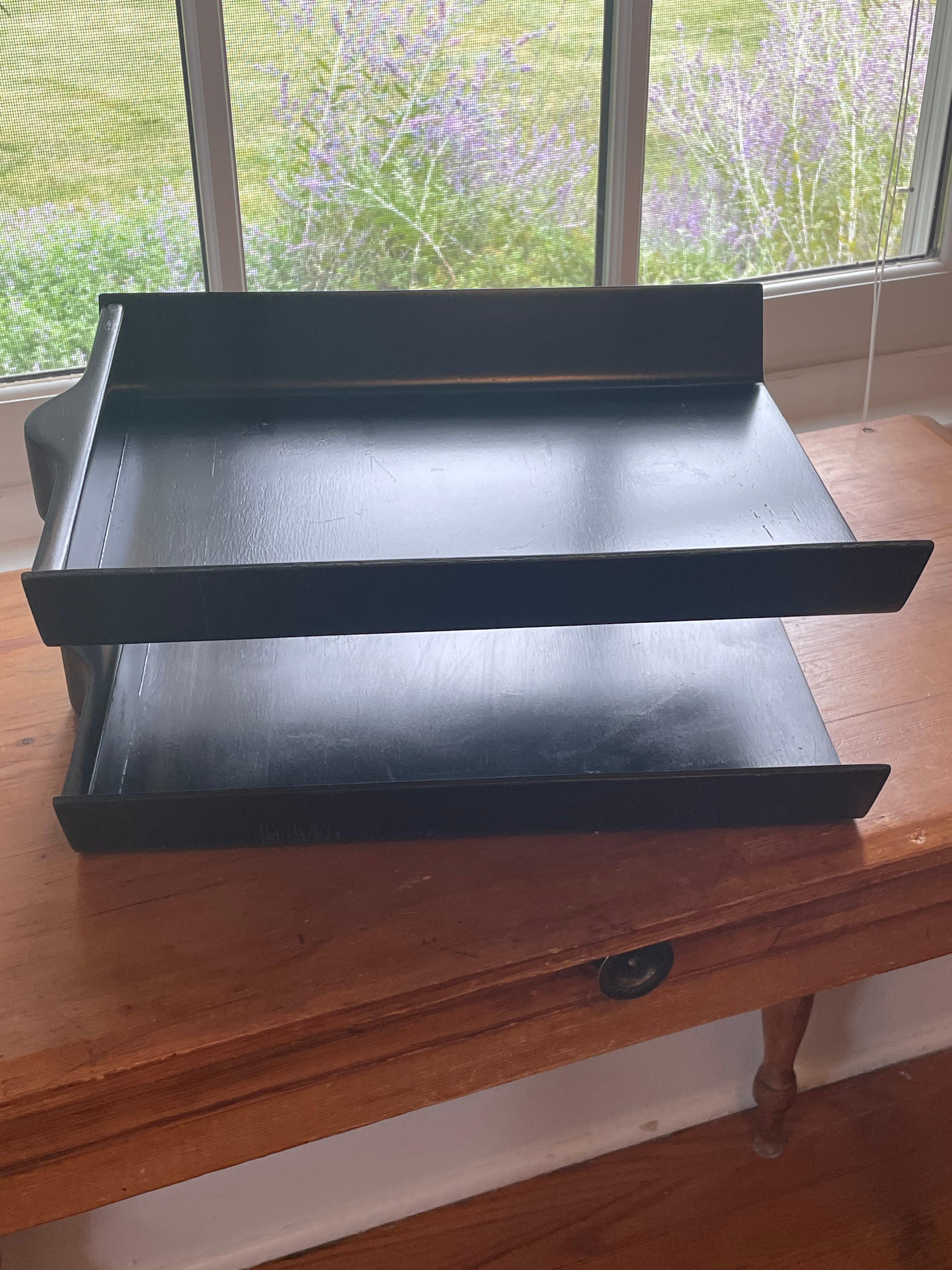 Florence Knoll Two Tier Letter Tray 2
