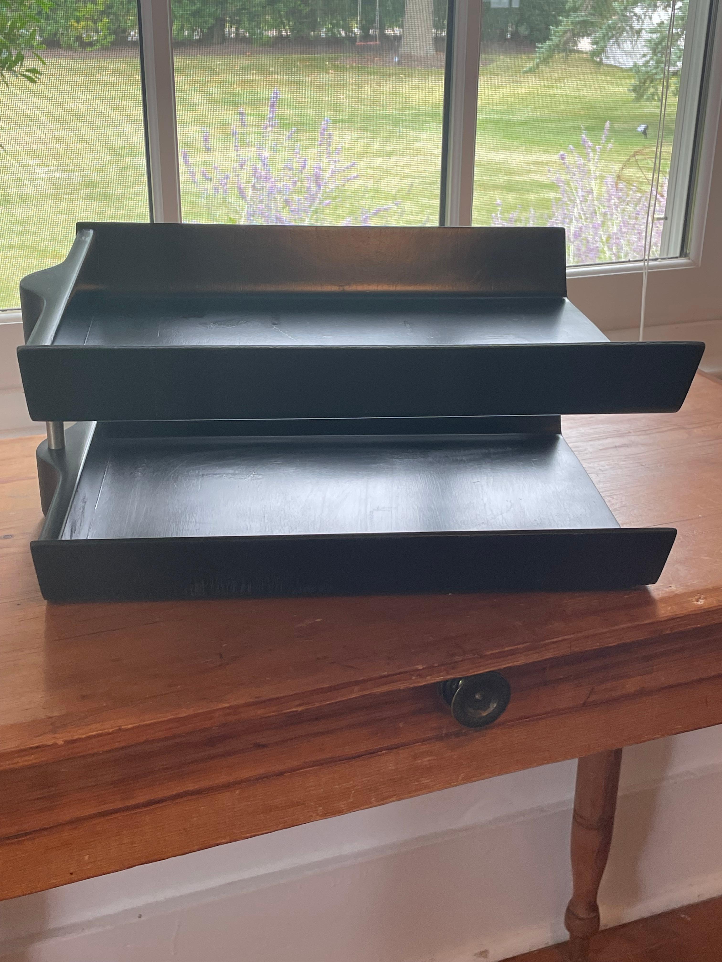 Florence Knoll Two Tier Letter Tray 6