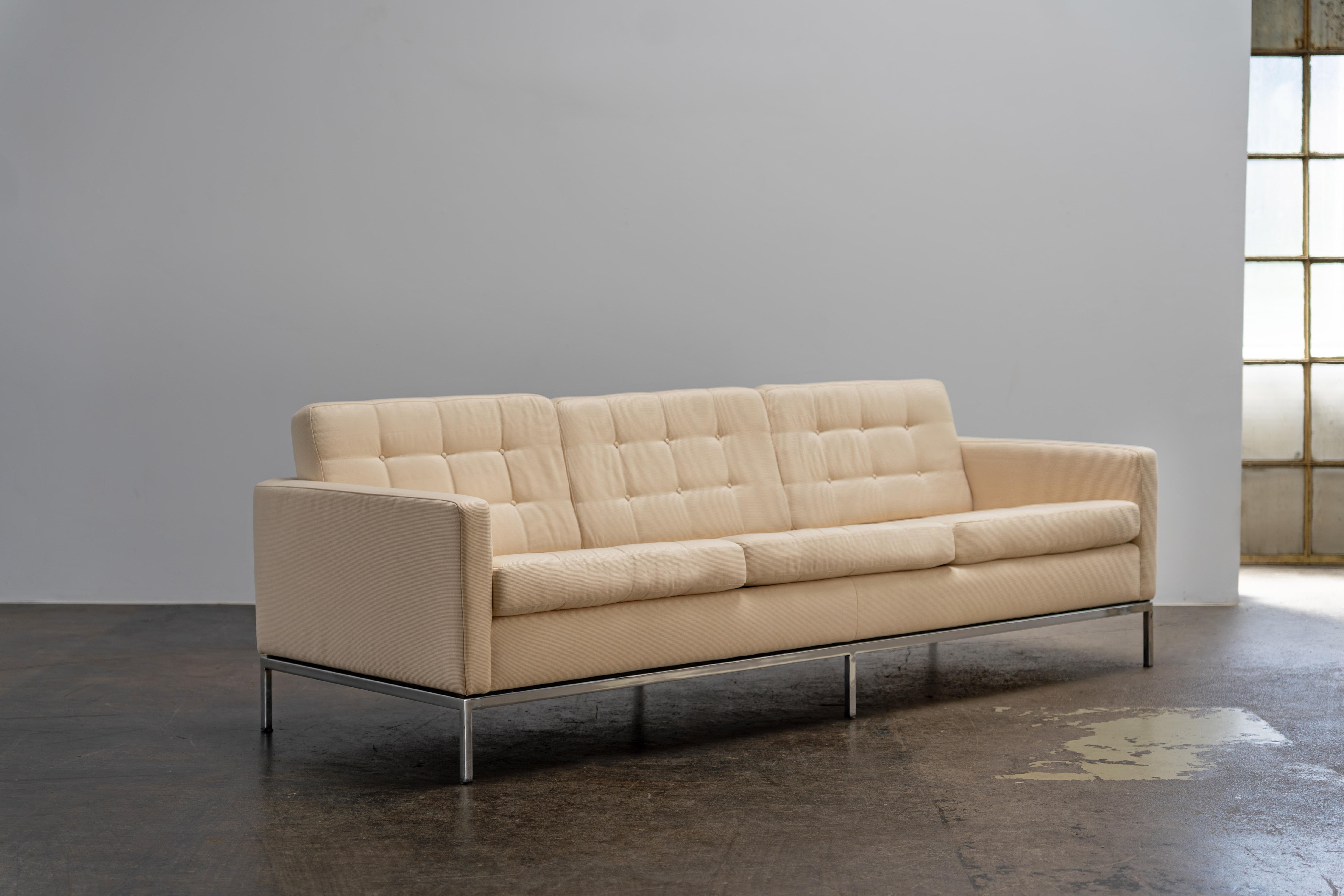 Florence Knoll - Sofá Vintage Knoll International, Moderno de mediados de siglo 1954 en venta 5
