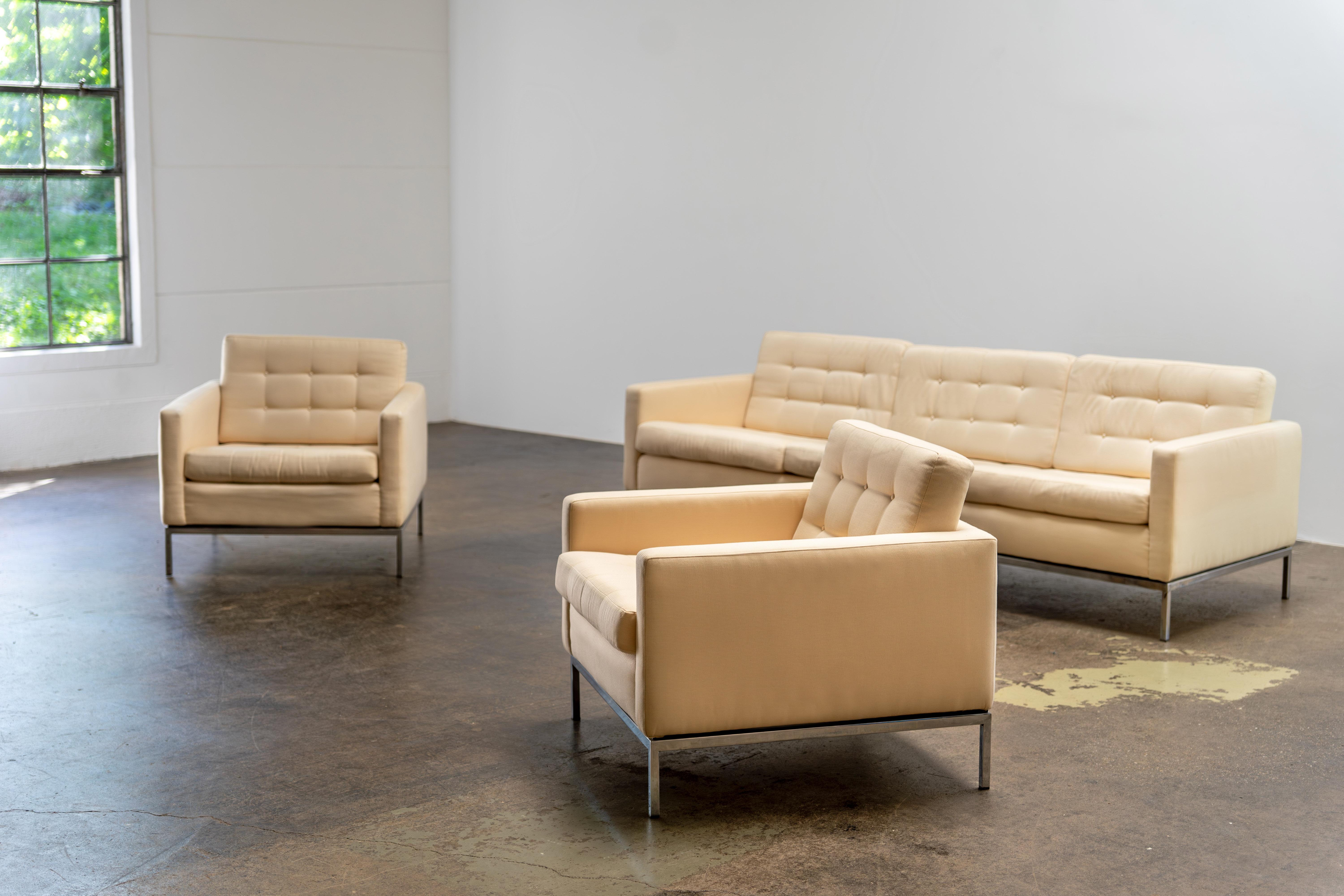 Florence Knoll - Sofá Vintage Knoll International, Moderno de mediados de siglo 1954 en venta 2