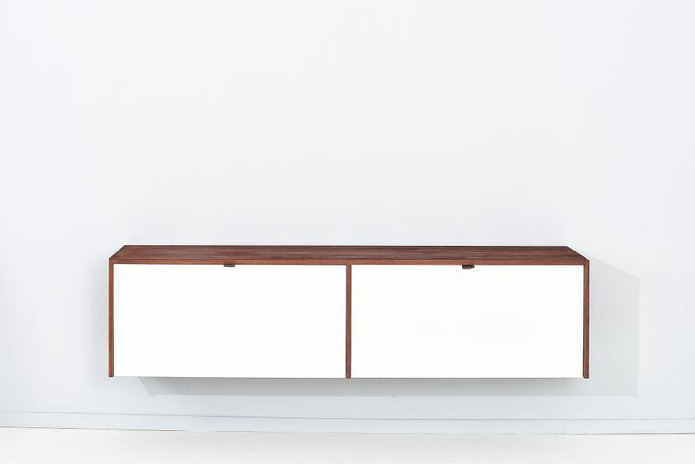 Florence Knoll wall mount credenza, 1950.