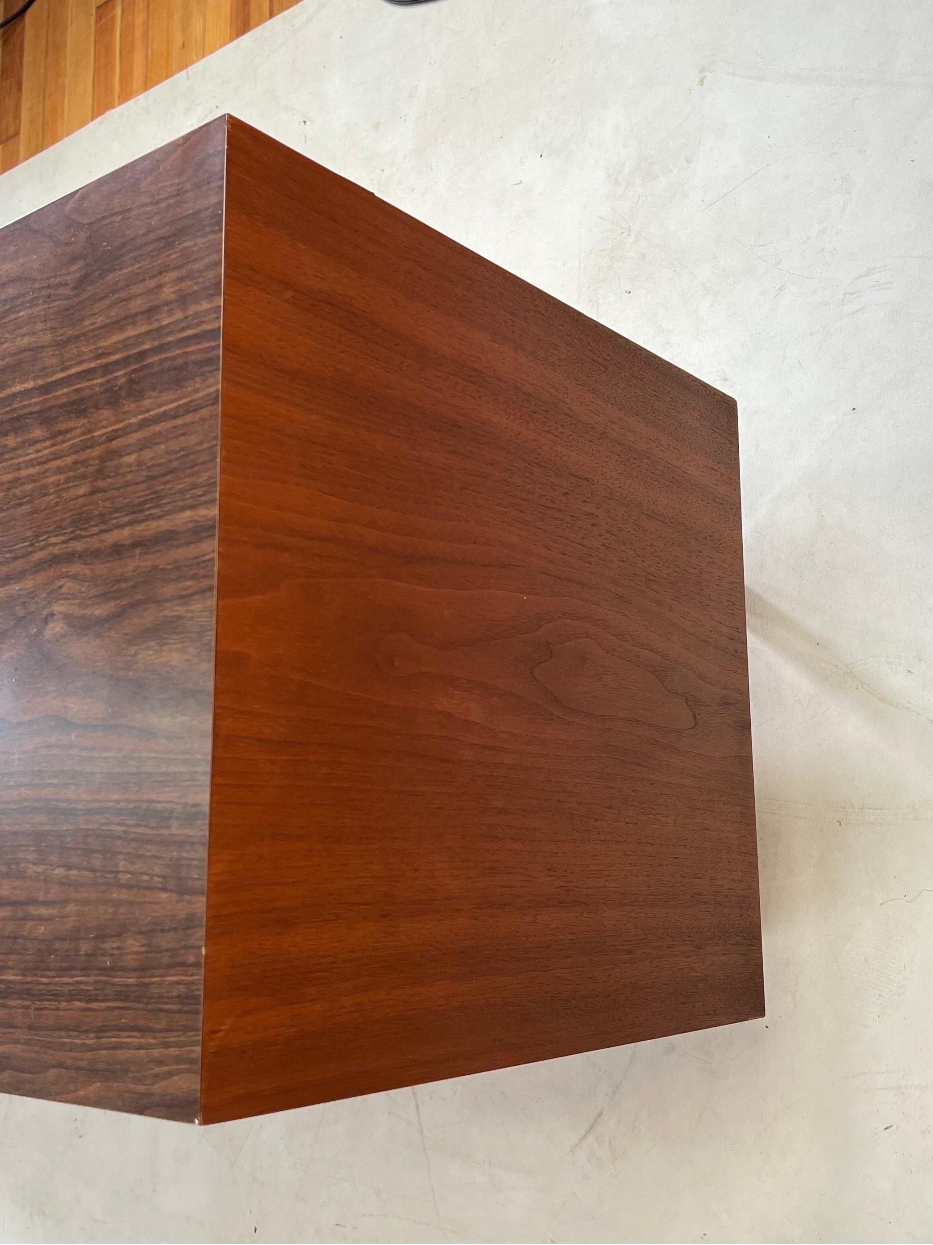 Florence Knoll Walnut and Chrome Credenza 4