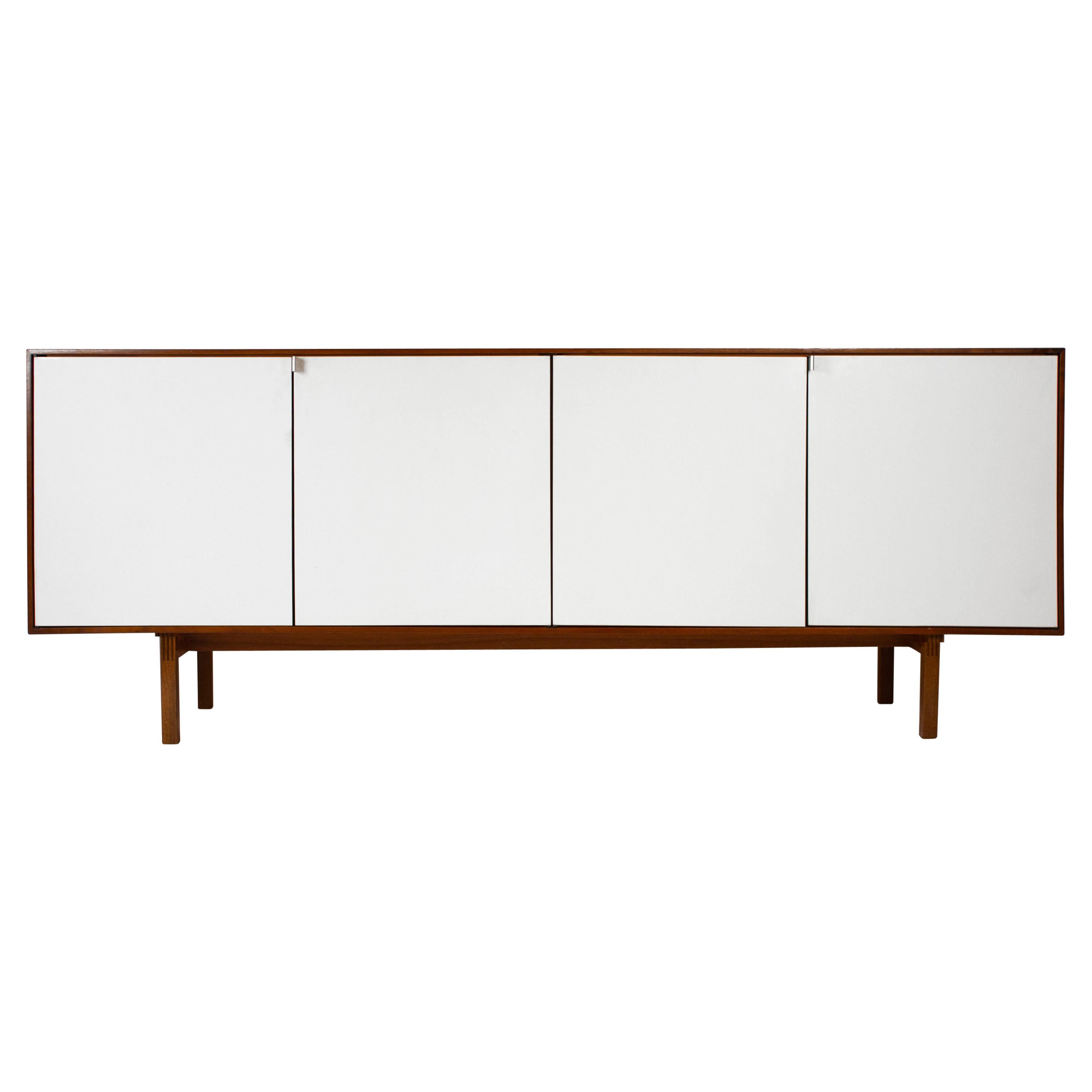 Florence Knoll Walnut Cabinet with Maple Interior Model No.541, Germany, 1950s