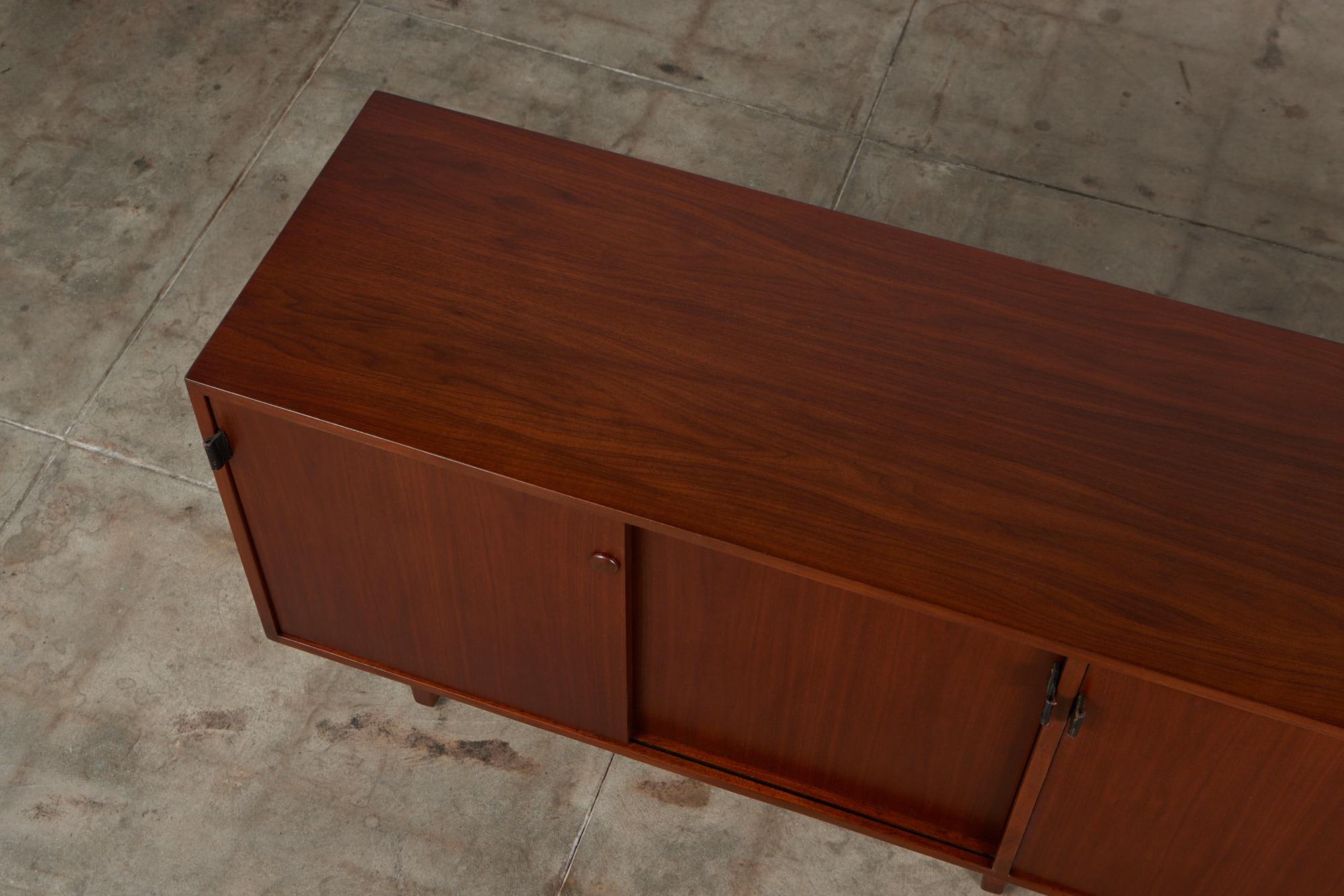 Florence Knoll Walnut Credenza 3