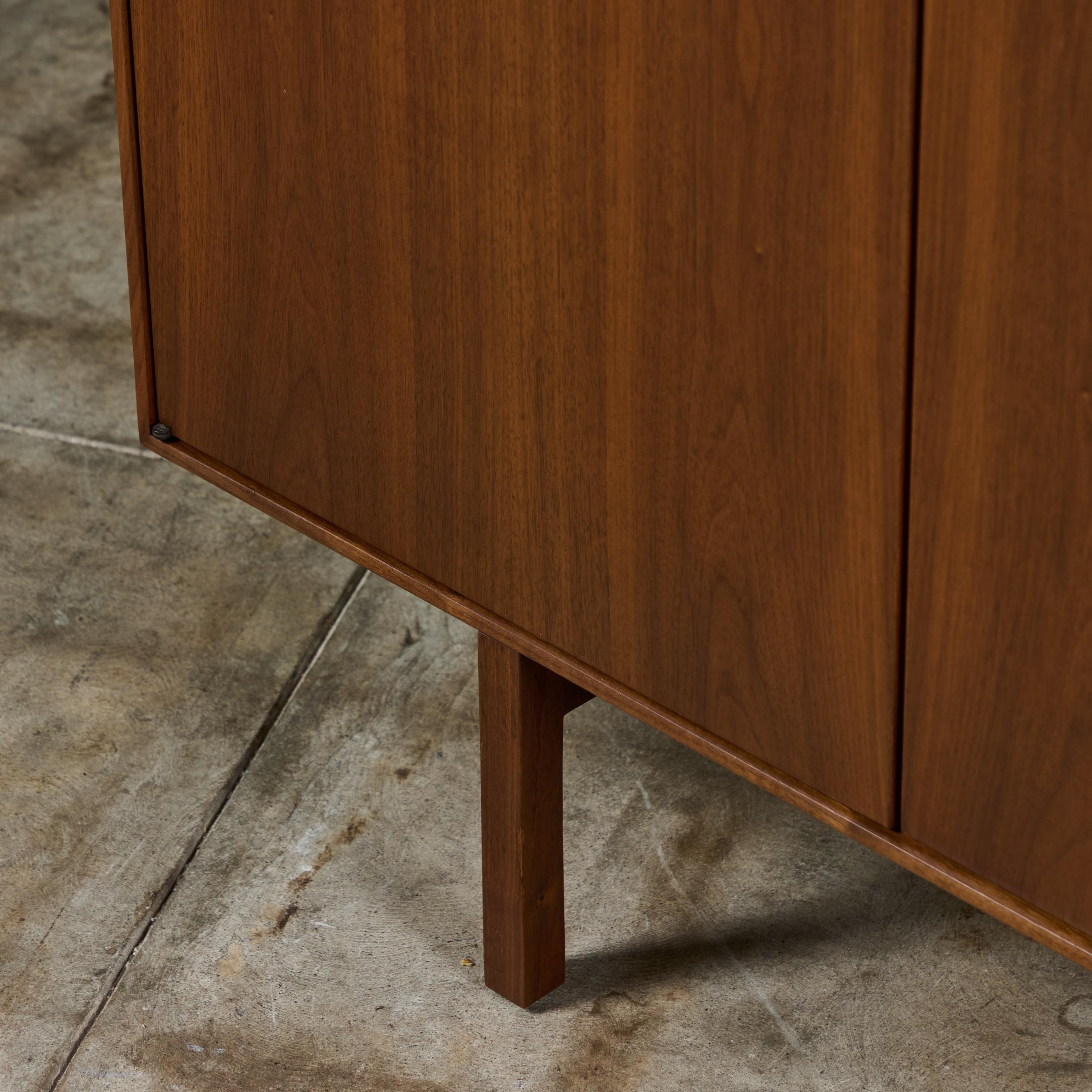 Florence Knoll Walnut Credenza 9