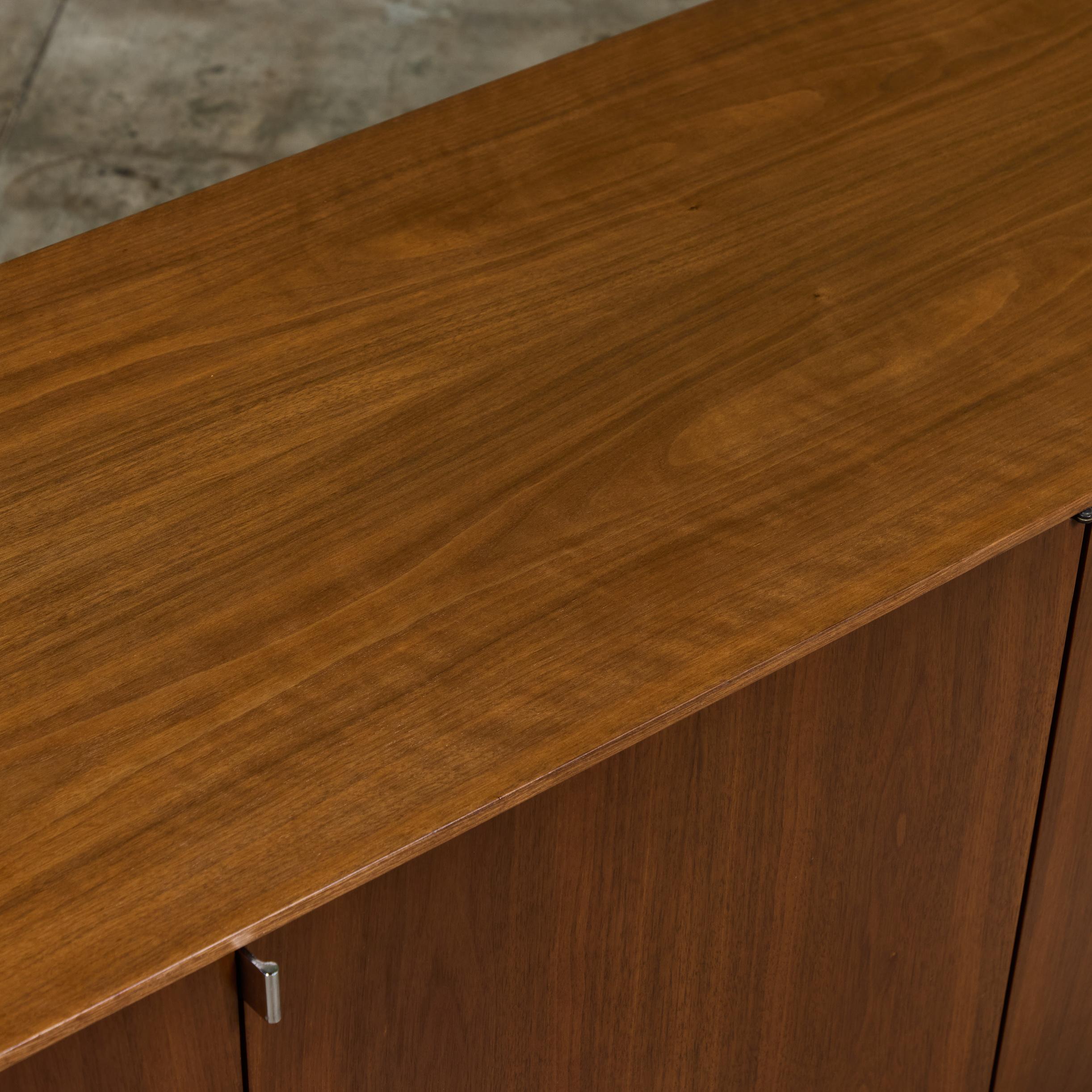 Florence Knoll Walnut Credenza 12