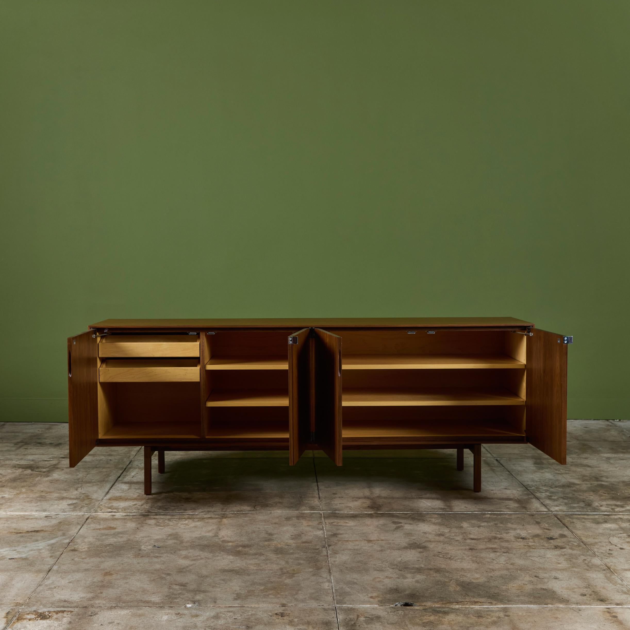 Mid-Century Modern Florence Knoll Walnut Credenza