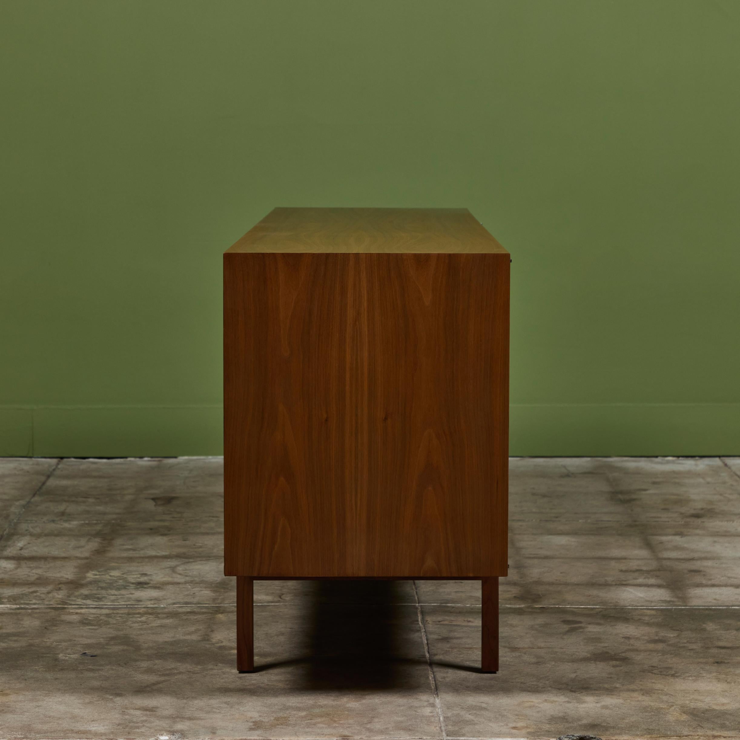 Oak Florence Knoll Walnut Credenza