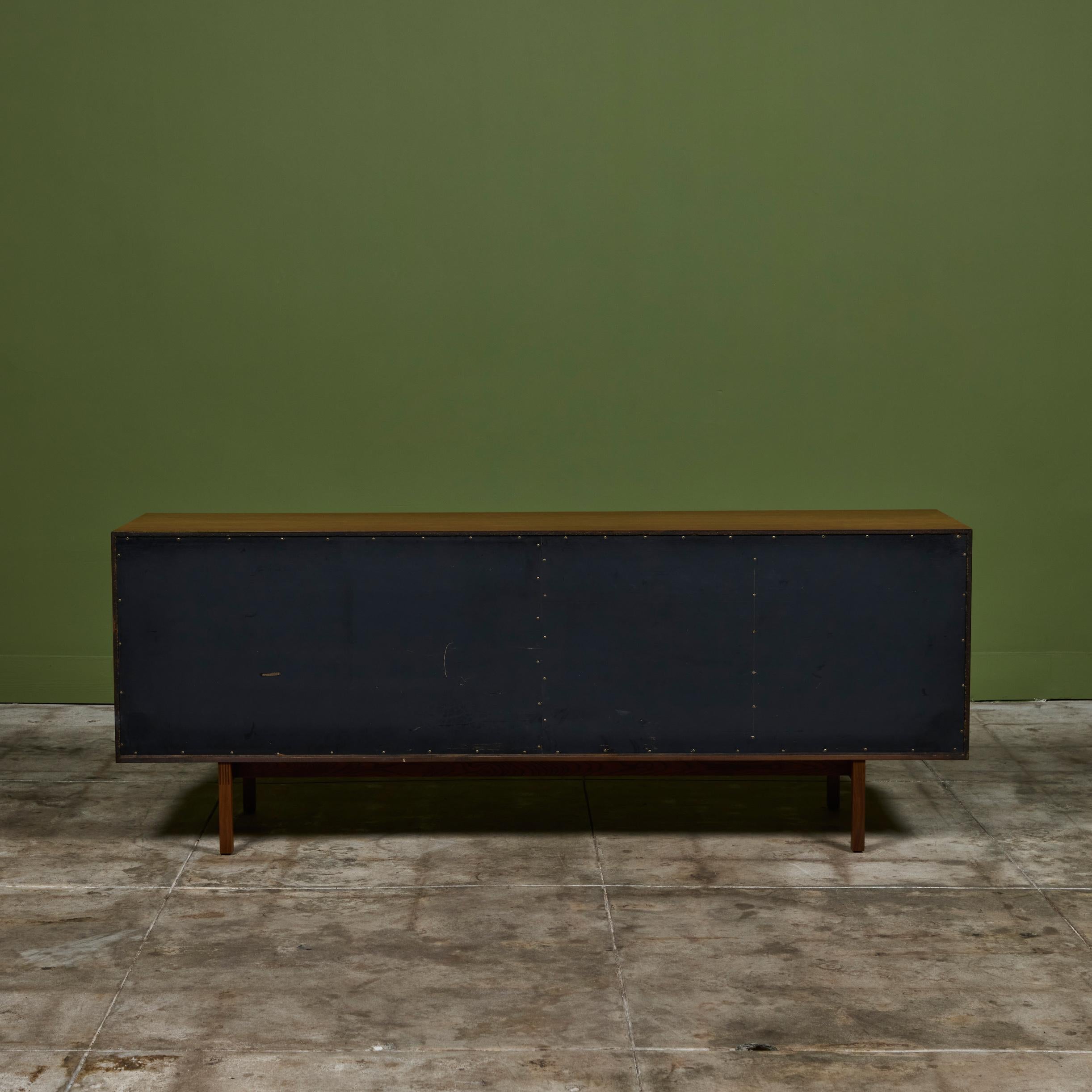 Florence Knoll Walnut Credenza 2