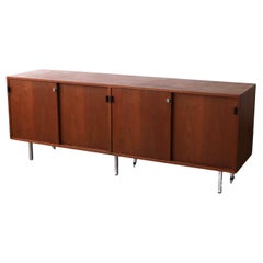 Florence Knoll Walnut Credenza