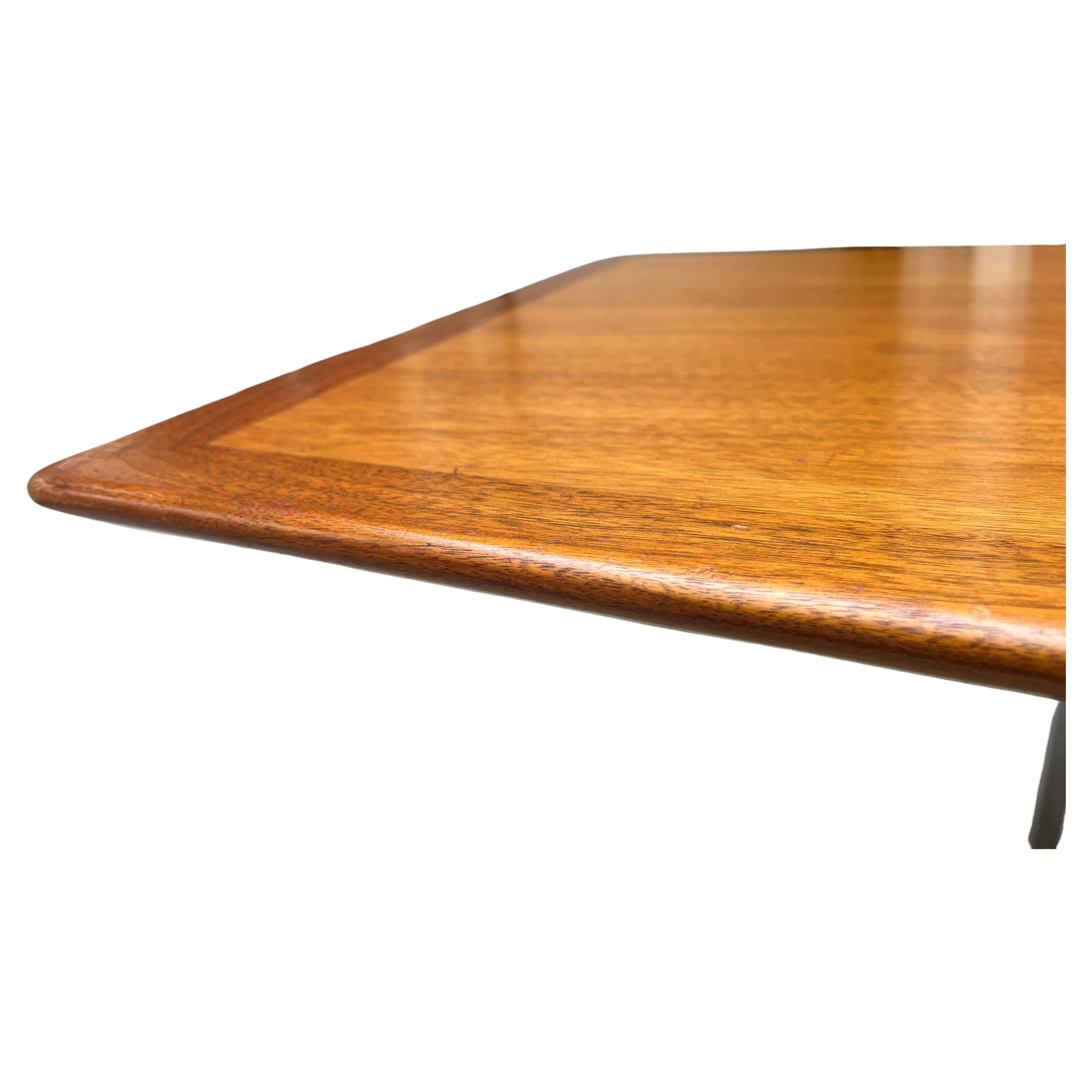 Monumental Florence Knoll Walnut Dining or Conference Table 4