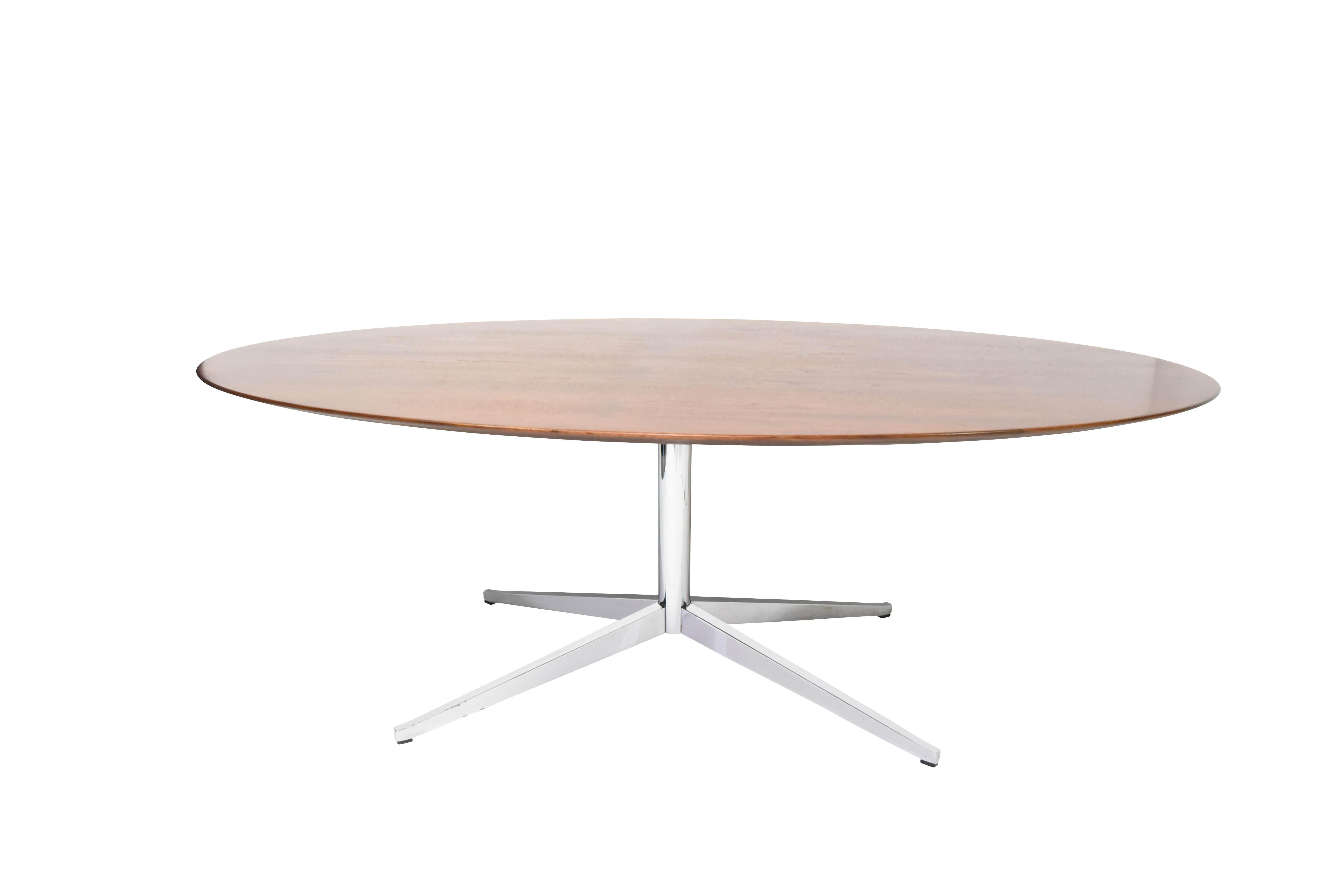 Mid-20th Century Florence Knoll Walnut Dining Table