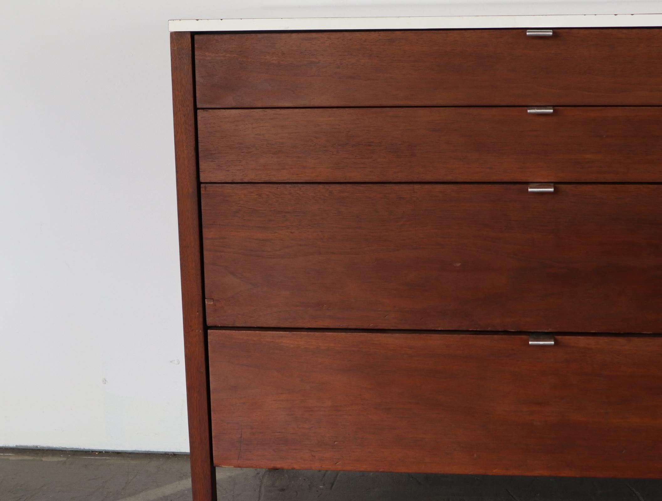 Florence Knoll Walnut Dresser In Good Condition In Brooklyn, NY