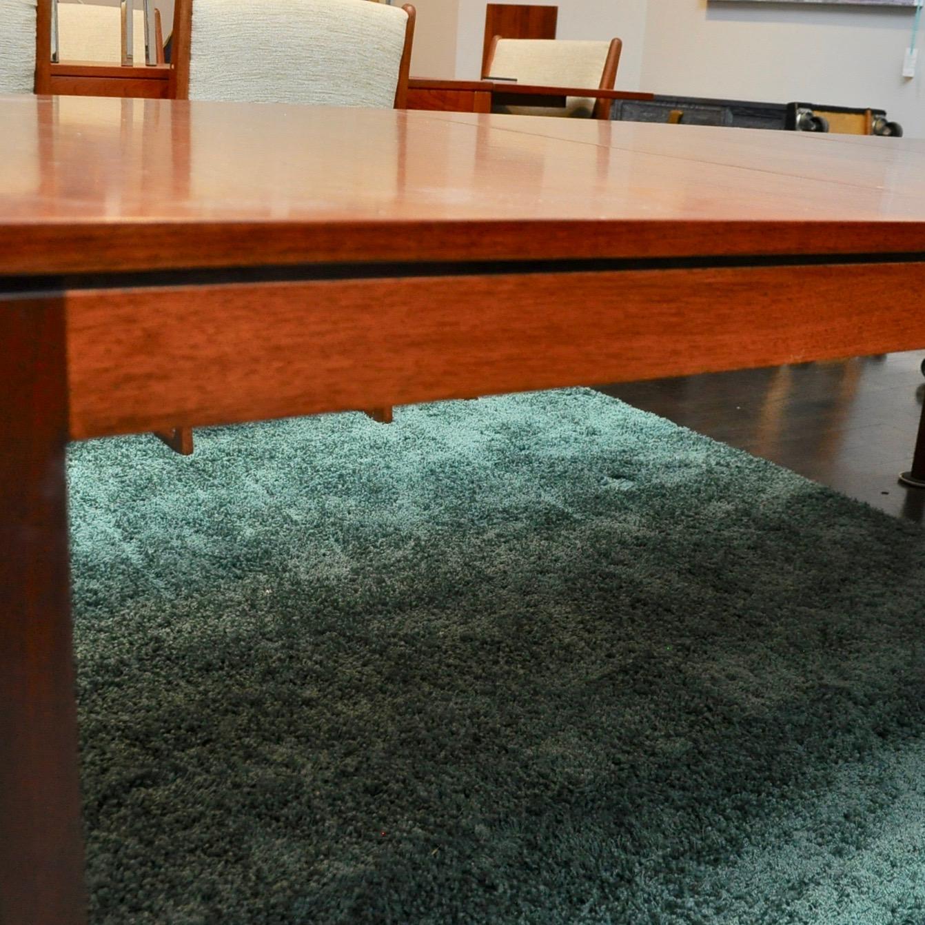 Florence Knoll Walnut Extension Dining Table 2