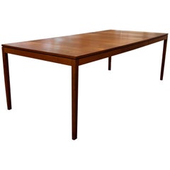 Florence Knoll Walnut Extension Dining Table