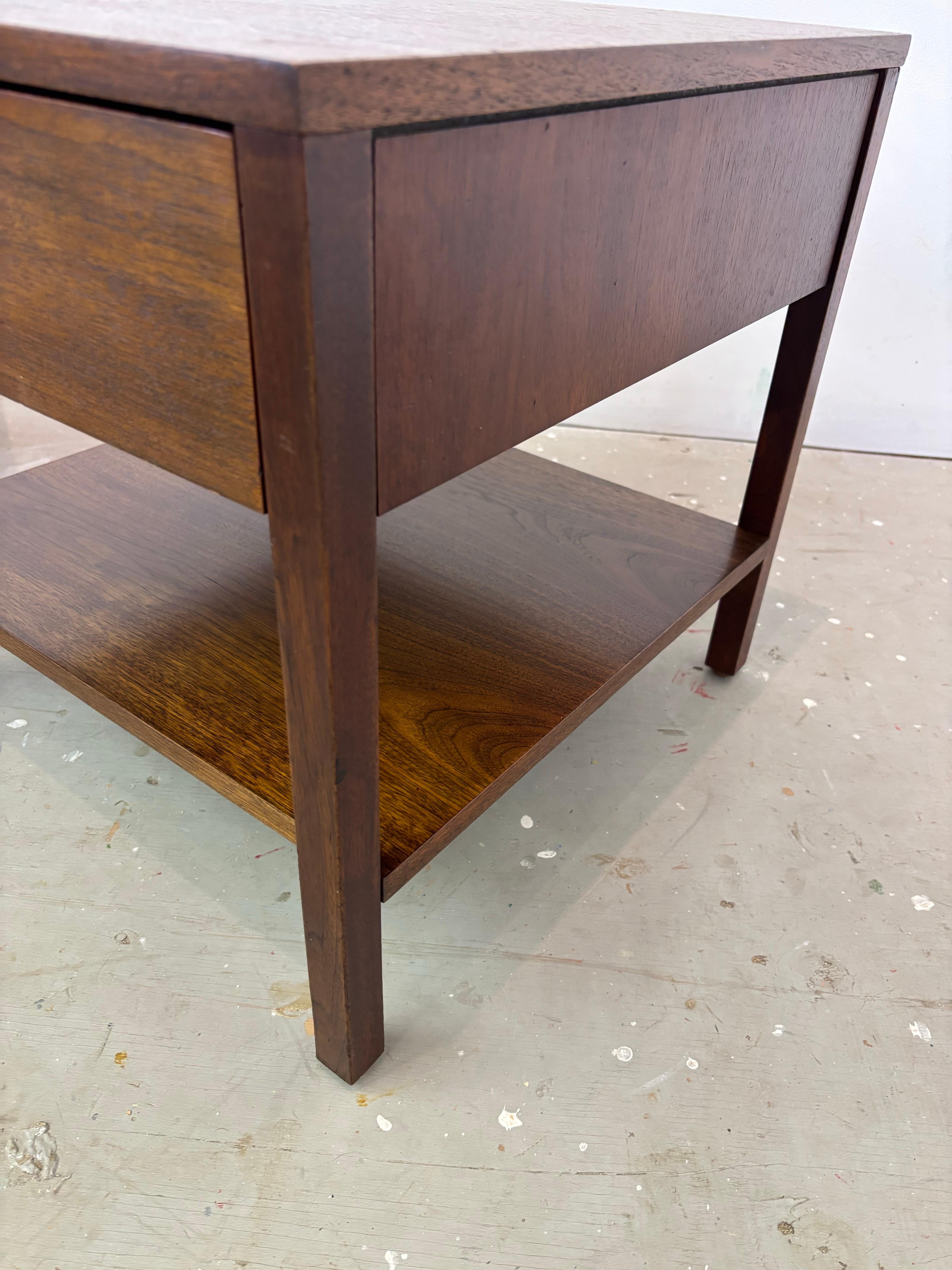 Florence Knoll Walnut Nightstands for Knoll/ PAIR 3