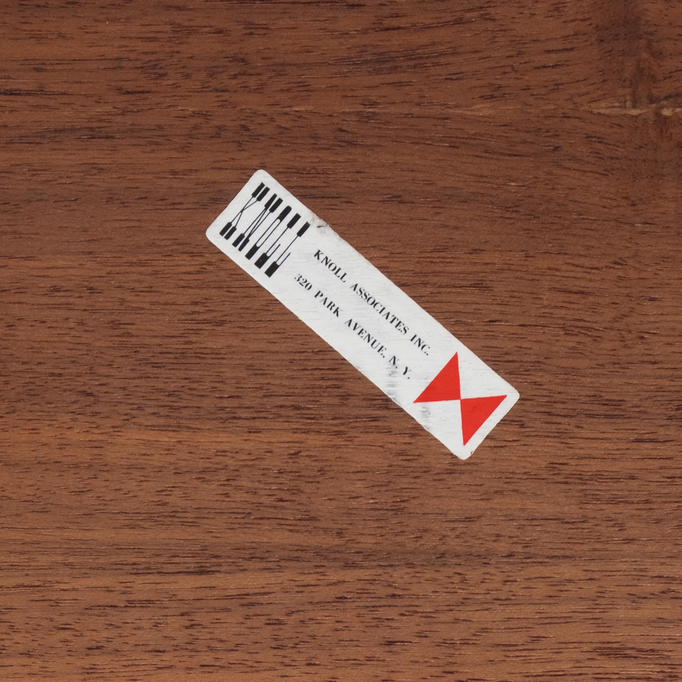 Mid-20th Century Florence Knoll Walnut Plywood Letter Tray
