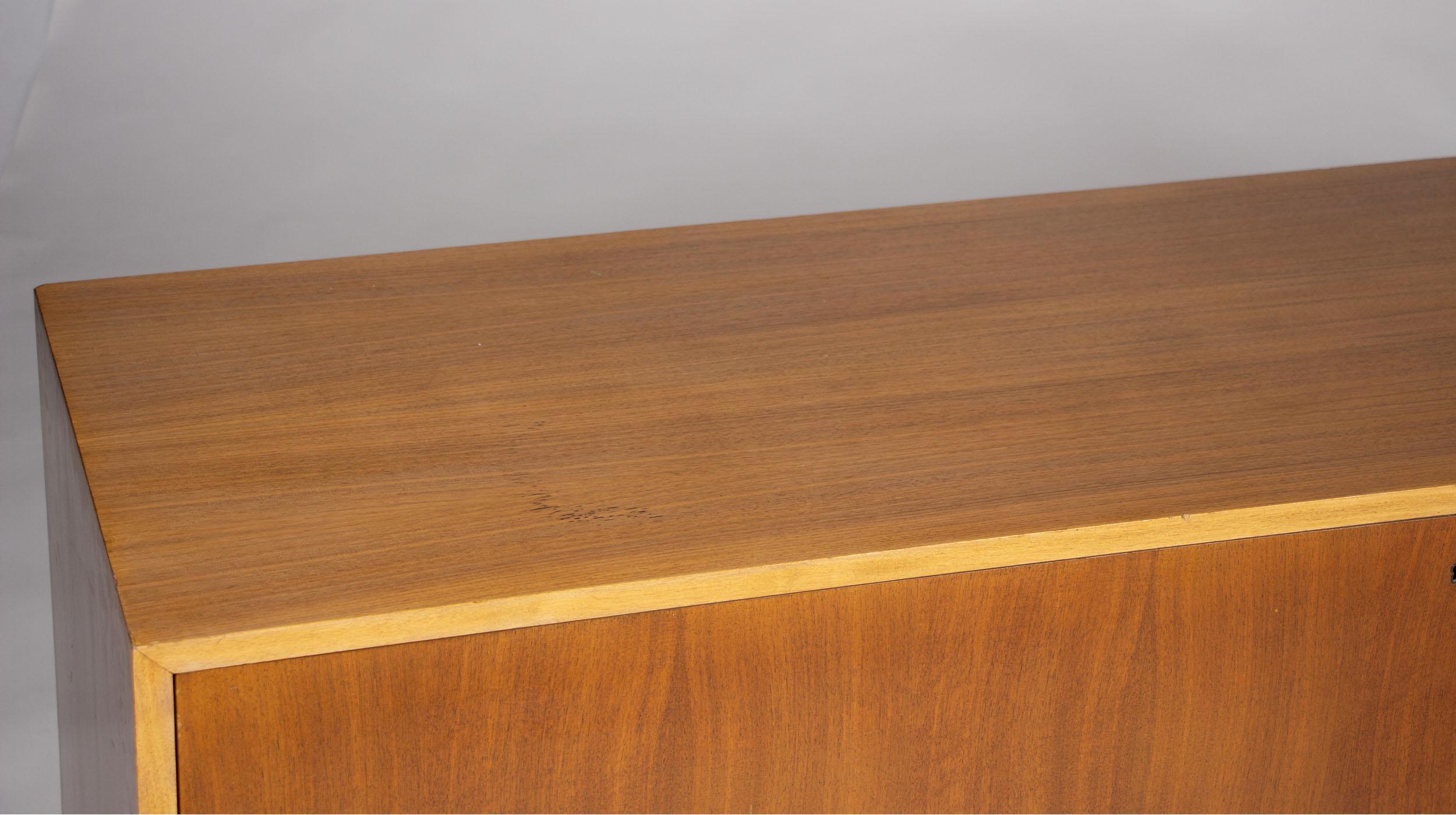 American Florence Knoll walnut sideboard For Sale