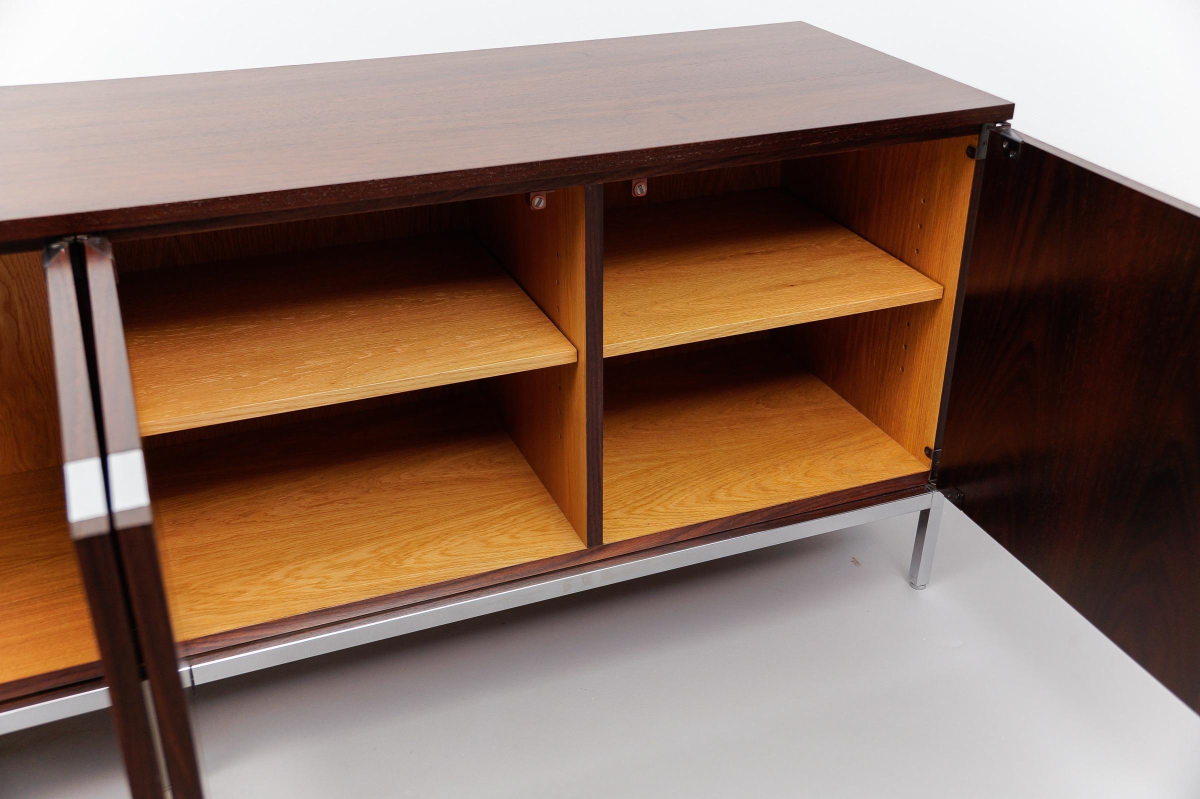 Florence Knoll Wenge Sideboard by Knoll International, 1960s For Sale 5