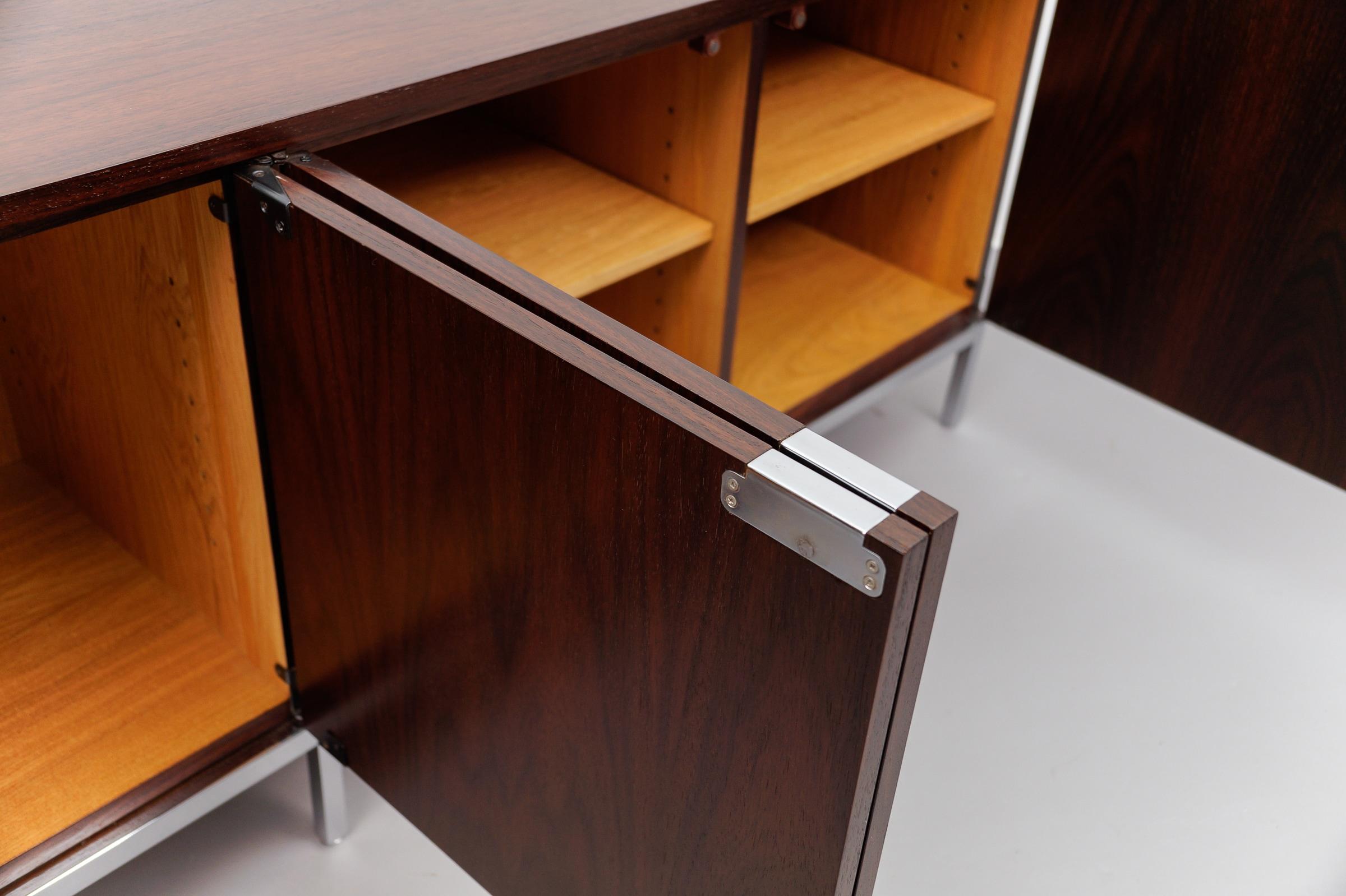 Florence Knoll Wenge Sideboard by Knoll International, 1960s For Sale 6