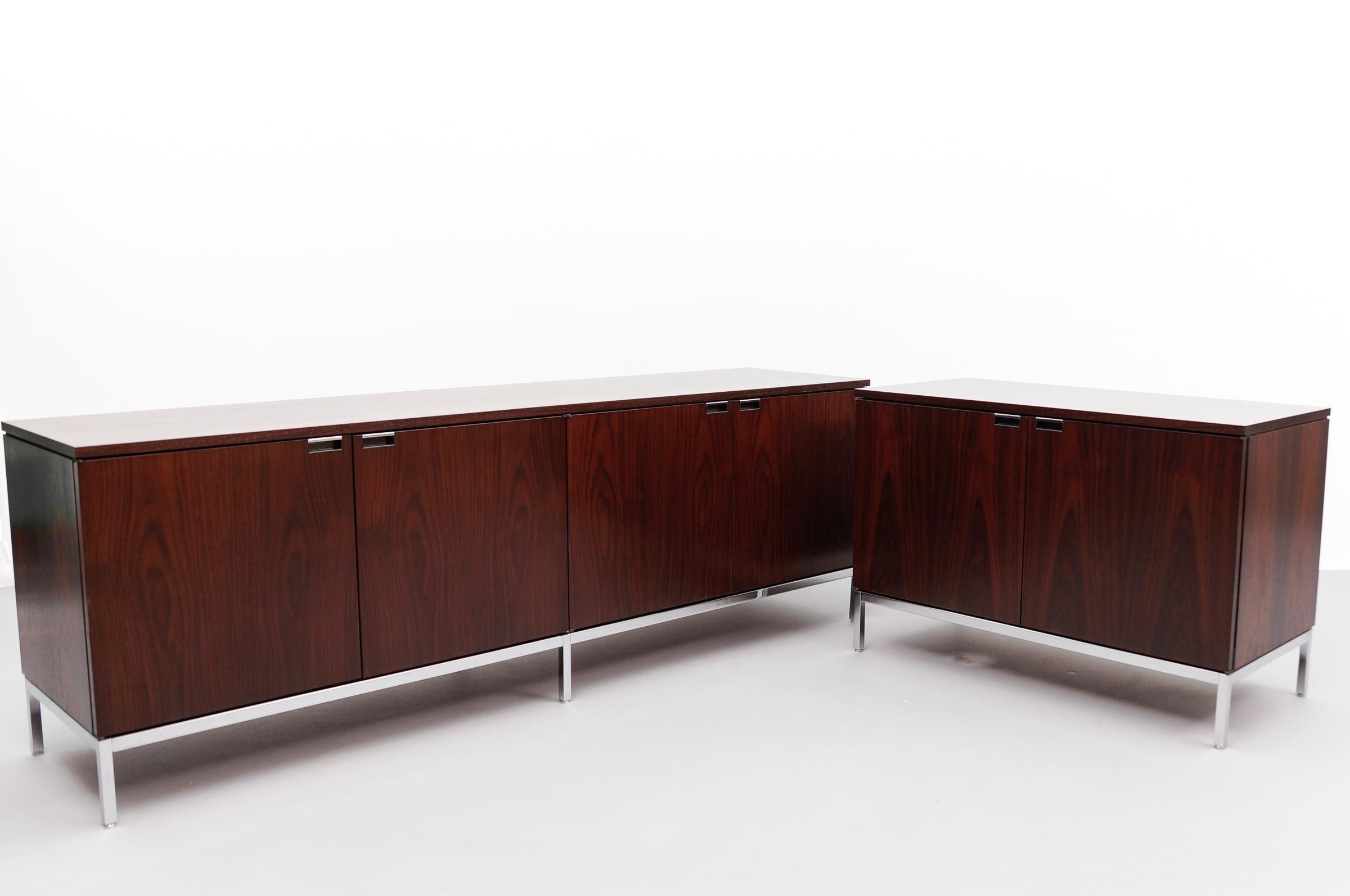 Florence Knoll Wenge Sideboard by Knoll International, 1960s For Sale 11