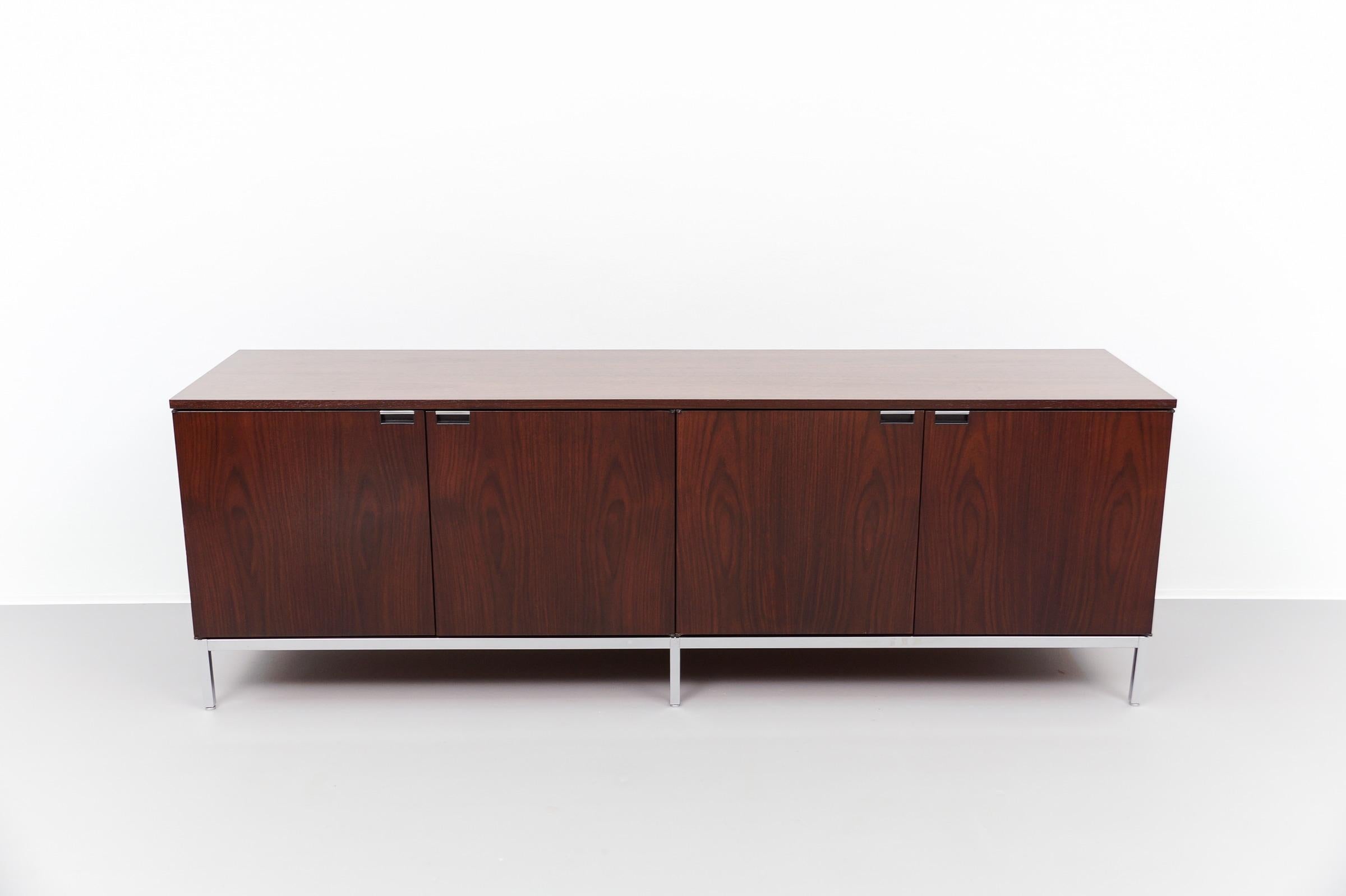 Scandinavian Modern Florence Knoll Wenge Sideboard by Knoll International, 1960s For Sale