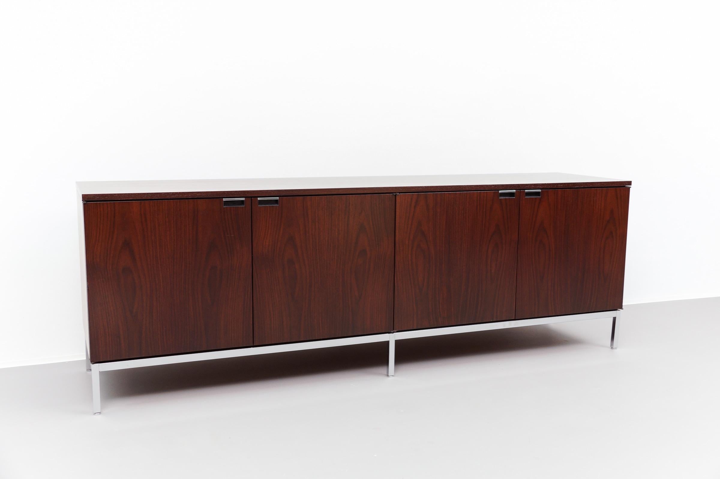 German Florence Knoll Wenge Sideboard by Knoll International, 1960s For Sale