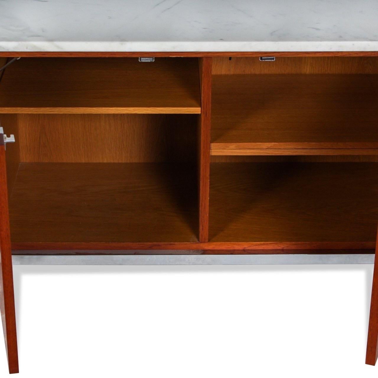 Florence Knoll Wood & Marble Credenza 5
