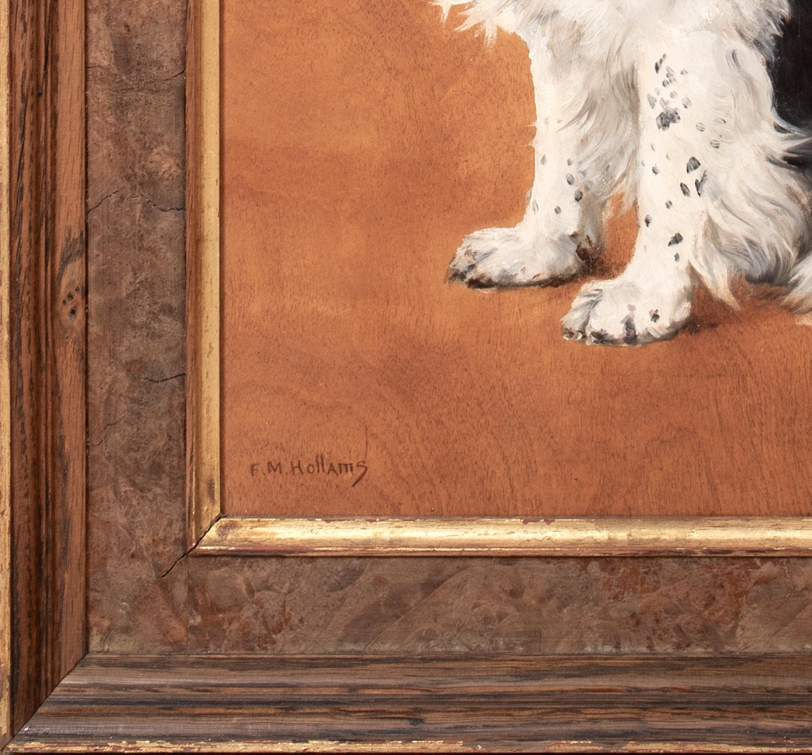Retrato de Flint Cocker Spaniel inglés, hacia 1930

de Francis Mabel Hollams (1877-1963)

Gran retrato de Flint, un Cocker Spaniel inglés, realizado hacia 1930, óleo sobre tabla por Francis Mabel Hollams. Estudio de excelente calidad y estado