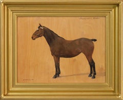 Portrait à l'huile d'un cheval de Hackney Mare