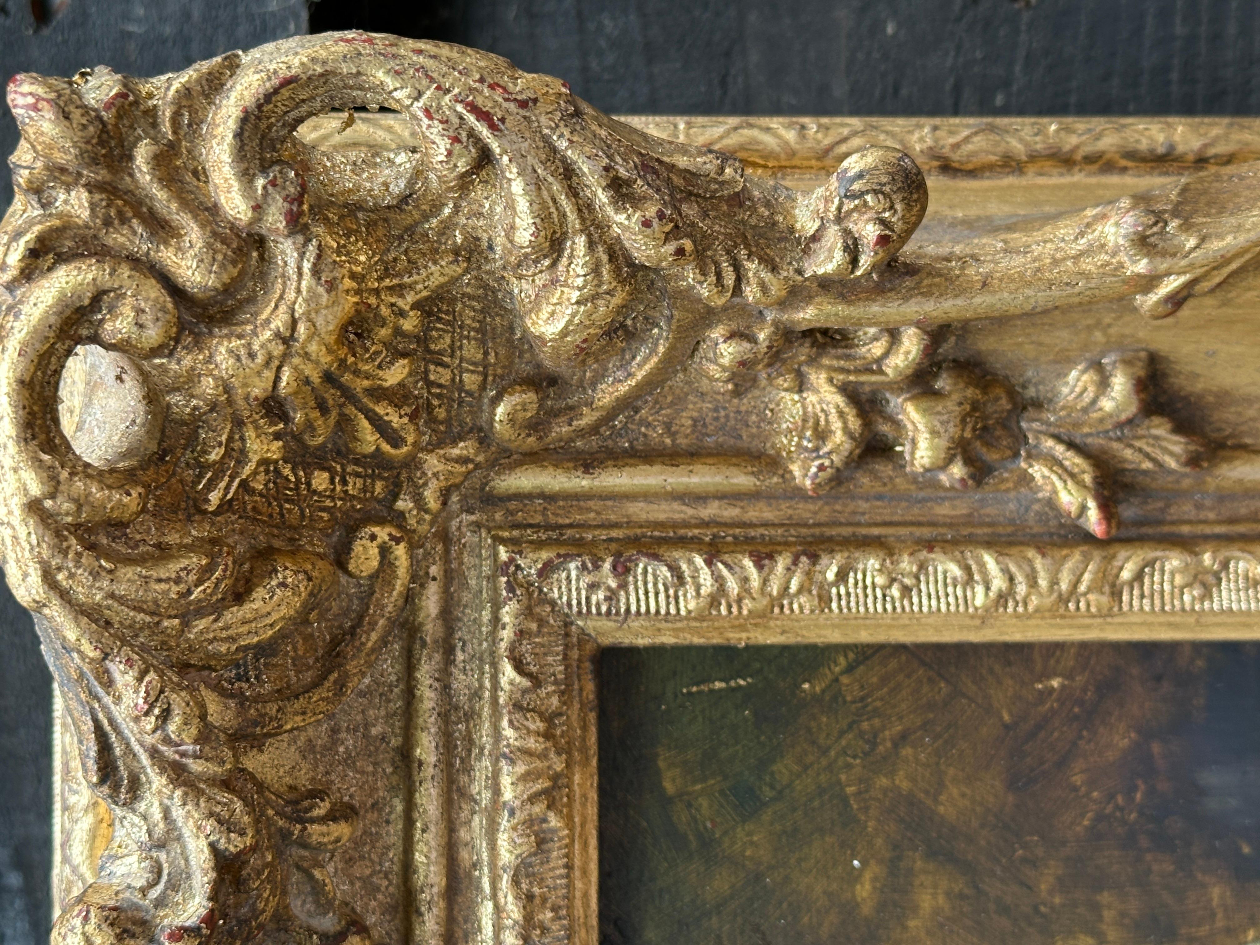 Portrait von Wire Fox Terrier oder Westie, Englisch in einer Landschaft in drei Bildern im Angebot 6