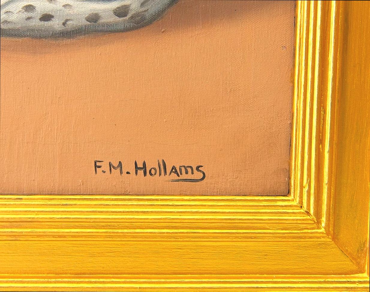 Portrait d'épagneul - Belle peinture à l'huile sur toile de chien anglais du début du 20e siècle en vente 1