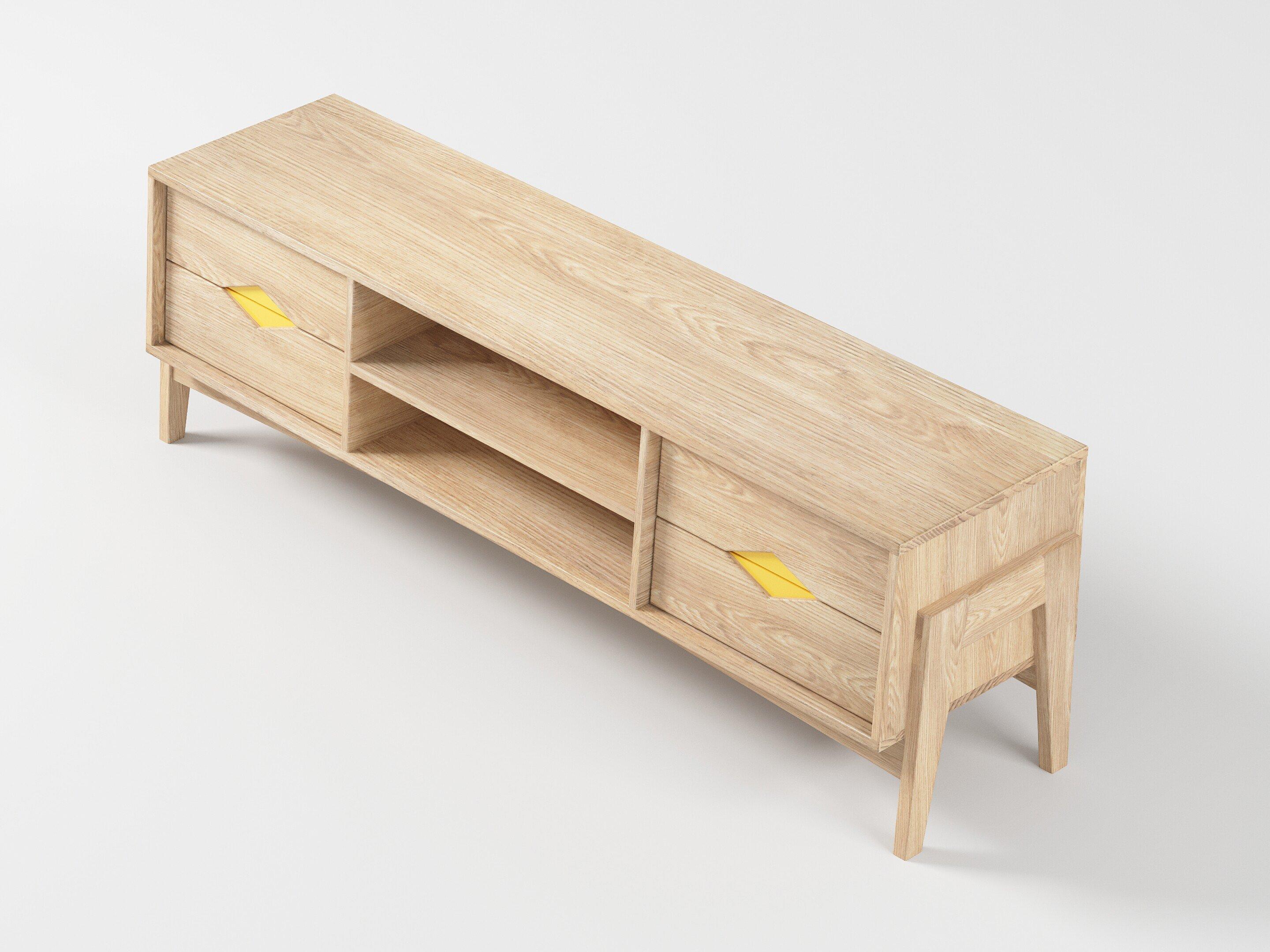 La console multimediale Florence unisce perfettamente stile e funzionalità ed è progettata per elevare il tuo spazio abitativo. Realizzata in legno massiccio di prima qualità, questa console multimediale presenta una finitura naturale che mette in
