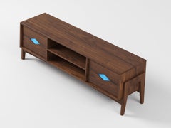 Florence Media Console in Wood Wood (Tiffany) di The Spalty Dog
