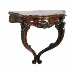 Comodino Florence neo-barocco di Dini & Puccini, Noce intagliato a mano