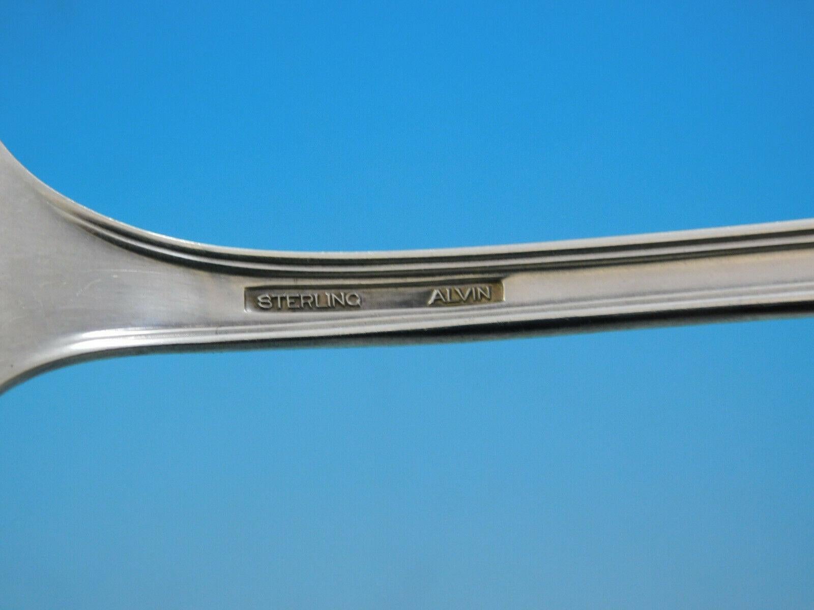Argento 925 Florence Nightingale by Alvin Set di posate in argento Sterling 12 Servizio 70 pezzi in vendita