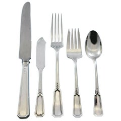 Florence Nightingale by Alvin Sterling Silver Flatware Set 12 Service 70 Pieces