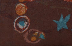 Homage a Dito, 1982, Volkskunst-Holzschnitt von Florence Grace Putterman