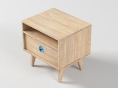 Florence Side Table in Ash Wood (Tiffany) by The Spalty Dog
